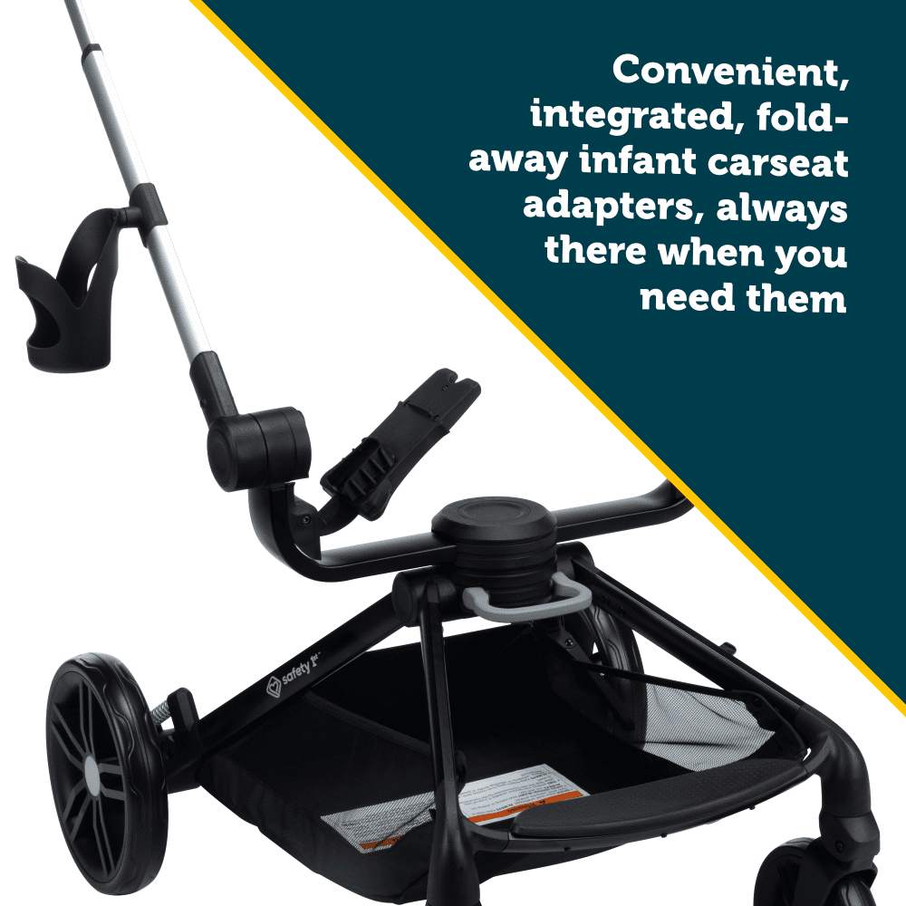 Safety 1st Turn and Go 360° Rotating Modular Travel System (Black, 4-30 lbs) z34fj