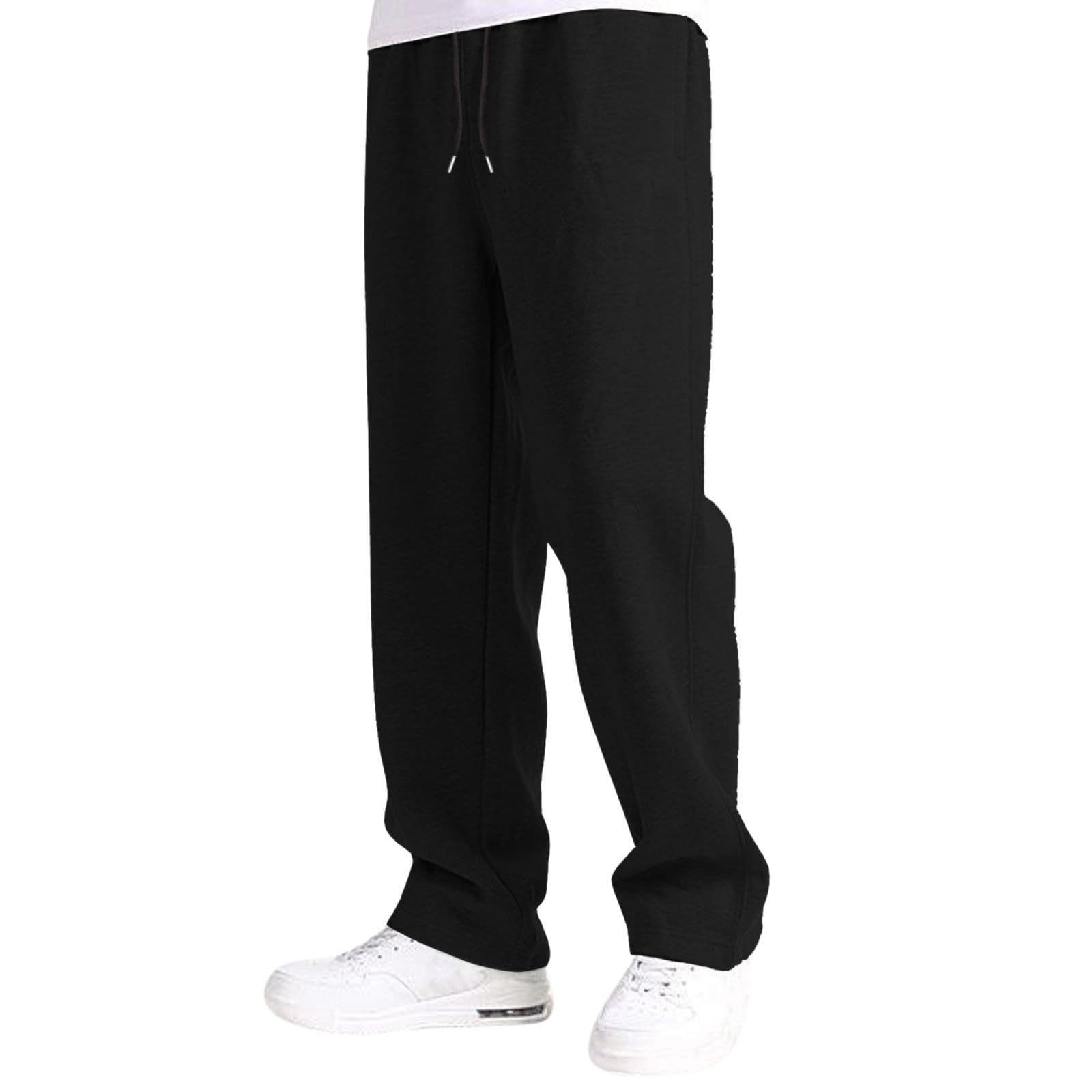 MASZONE Boys Cargo Hiking Pants Lightweight Athletic Joggers with Drawstring (Black, 10-12 Years) 7jh7f