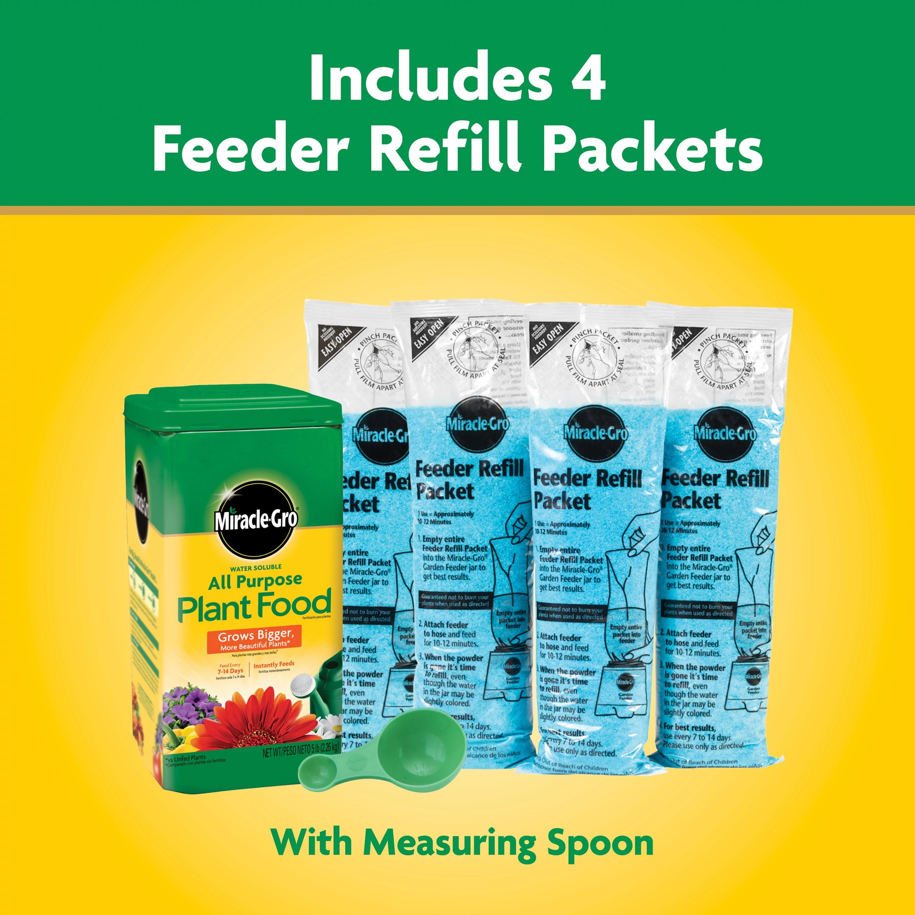 Miracle-Gro Water Soluble All Purpose Plant Food, Nutrient-Rich Fertilizer for Indoor and Outdoor Plants (5 lb) o2tap
