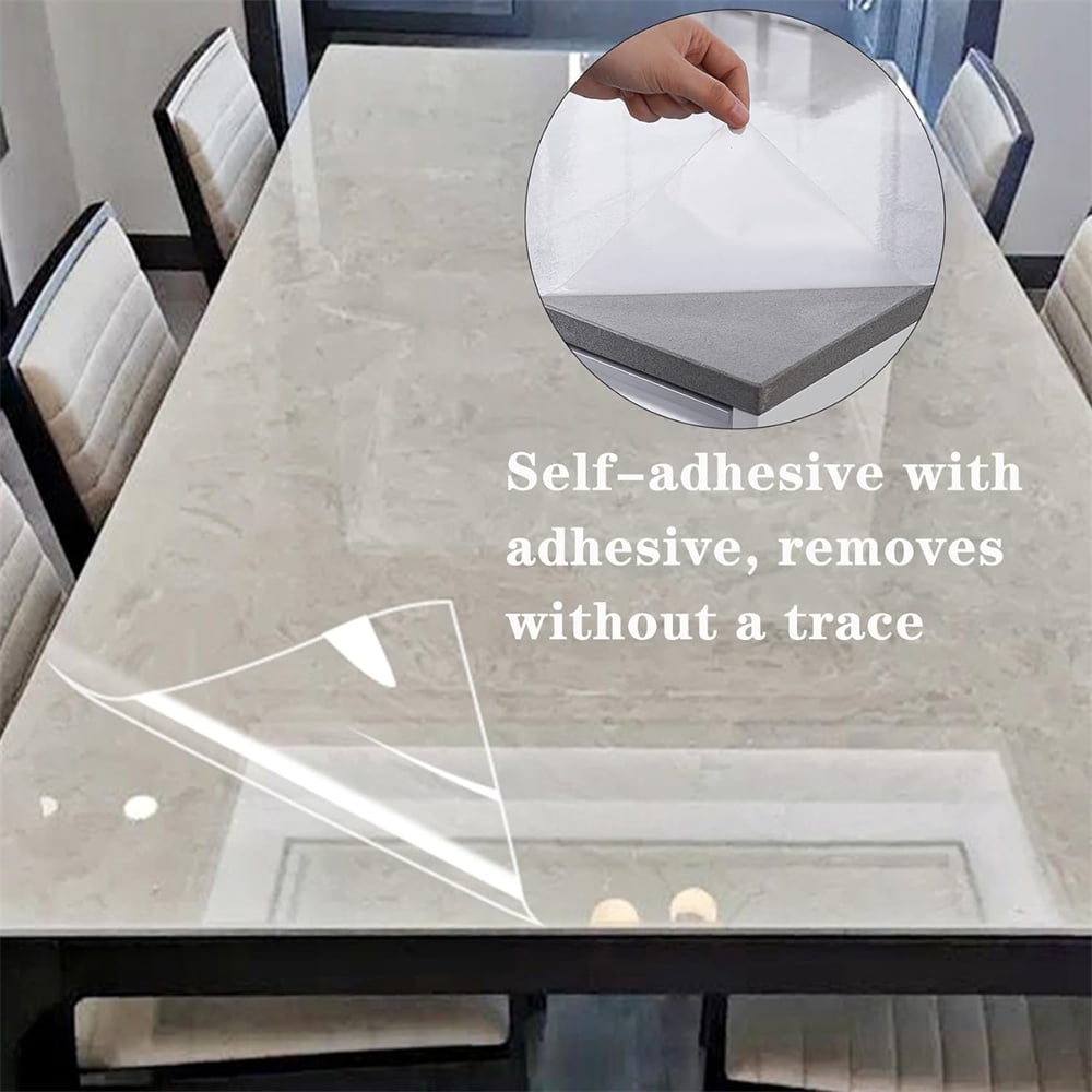Artrylin Clear Wall Protector Self-Adhesive Kitchen Backsplash Film (Clear, 23.6 in x 78.7 in) 3ip3h