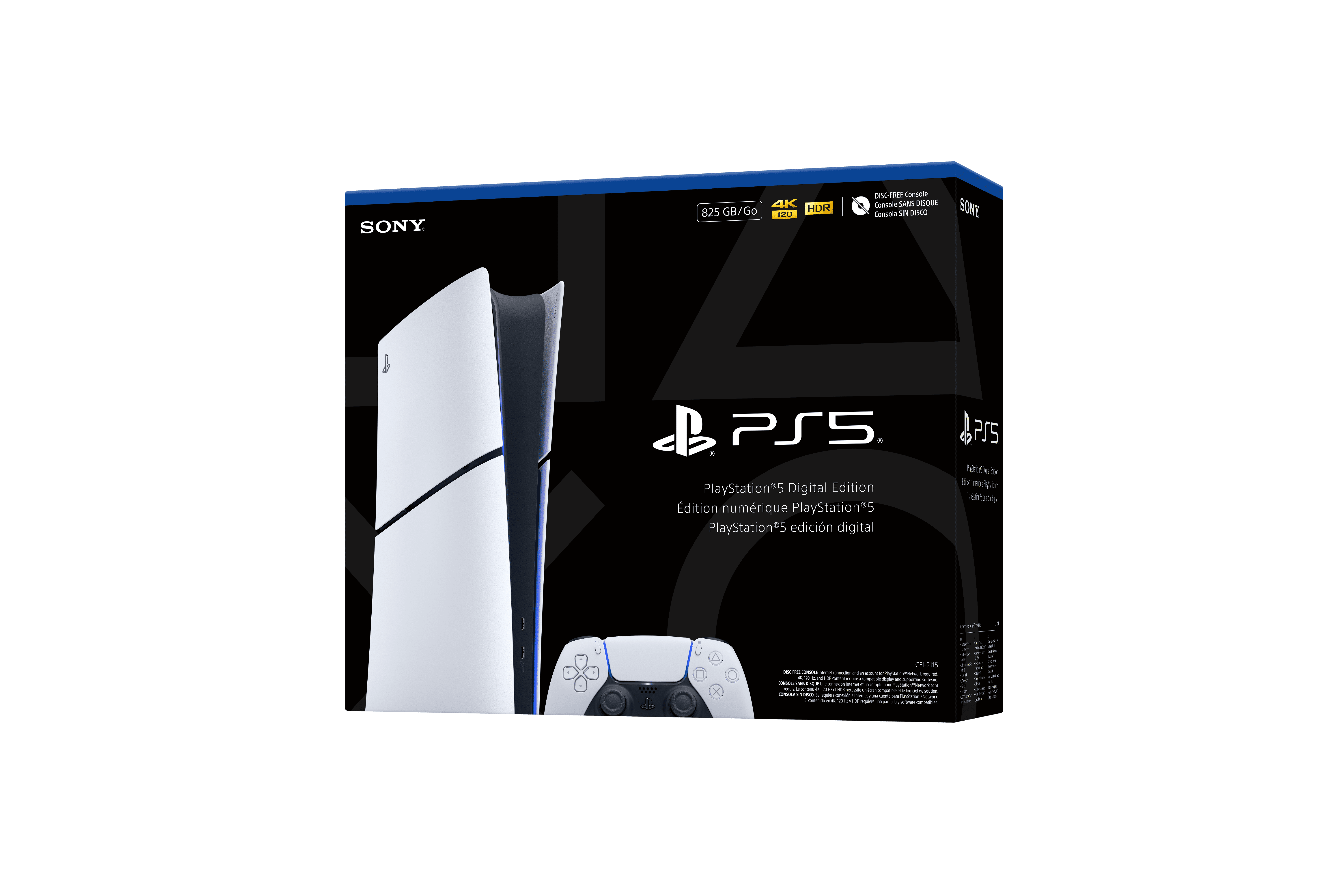 PlayStation 5 Digital Console Slim Gaming System (White, 825GB) n9kg9