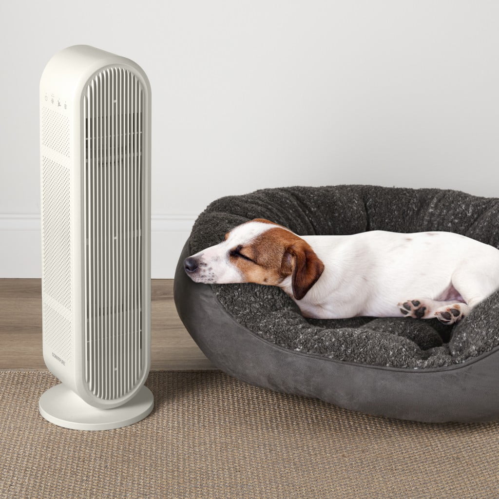 Conair ConairPure Medium Room Air Purifier with True HEPA Filtration (200 sq. ft.) g6ri7