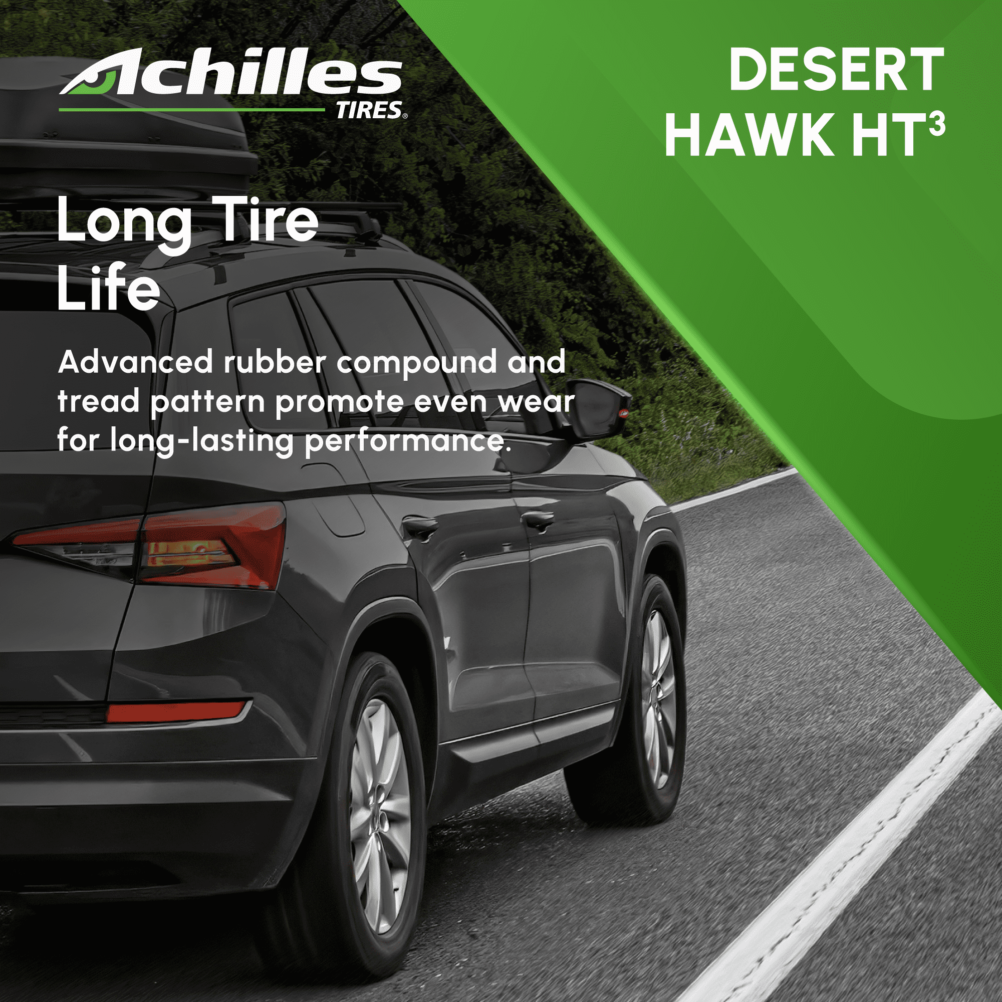 Achilles Desert Hawk HT3 Highway All-Season SUV Tire (Black, 235/60R18) 866zl