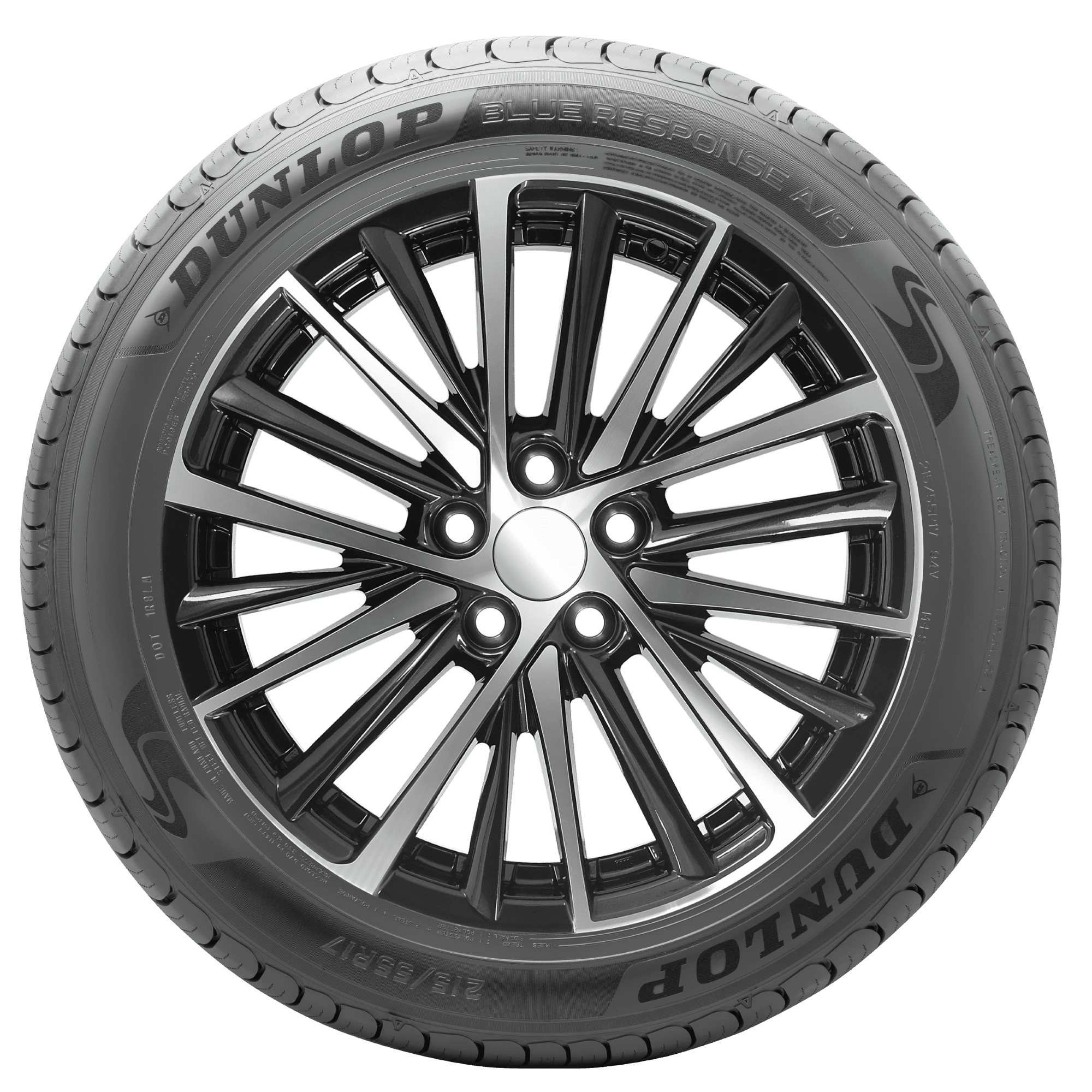 Dunlop Blue Response A/S All-Season Performance Tires (215/45R17, 4-Pack) 0e2f3