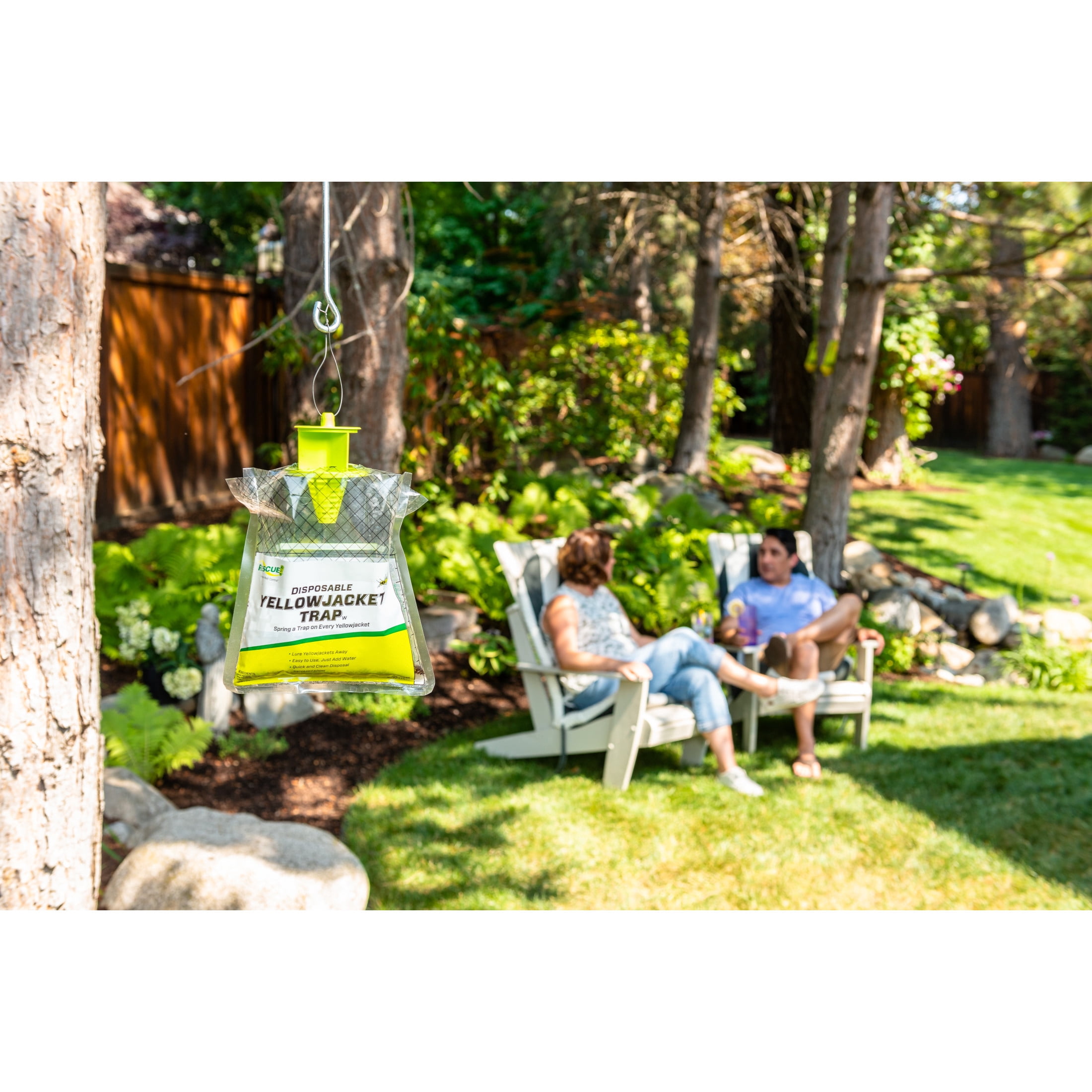 RESCUE! Yellow Jacket Disposable Trap (Outdoor Pest Control, 1 Pack) pk7by