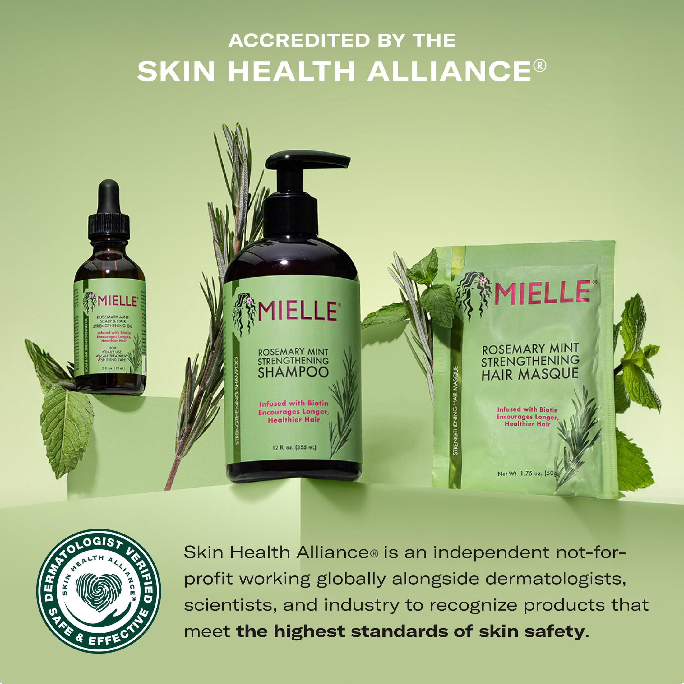 Mielle Organics Rosemary Mint Strengthening Scalp & Hair Oil (2 oz) 3j16e