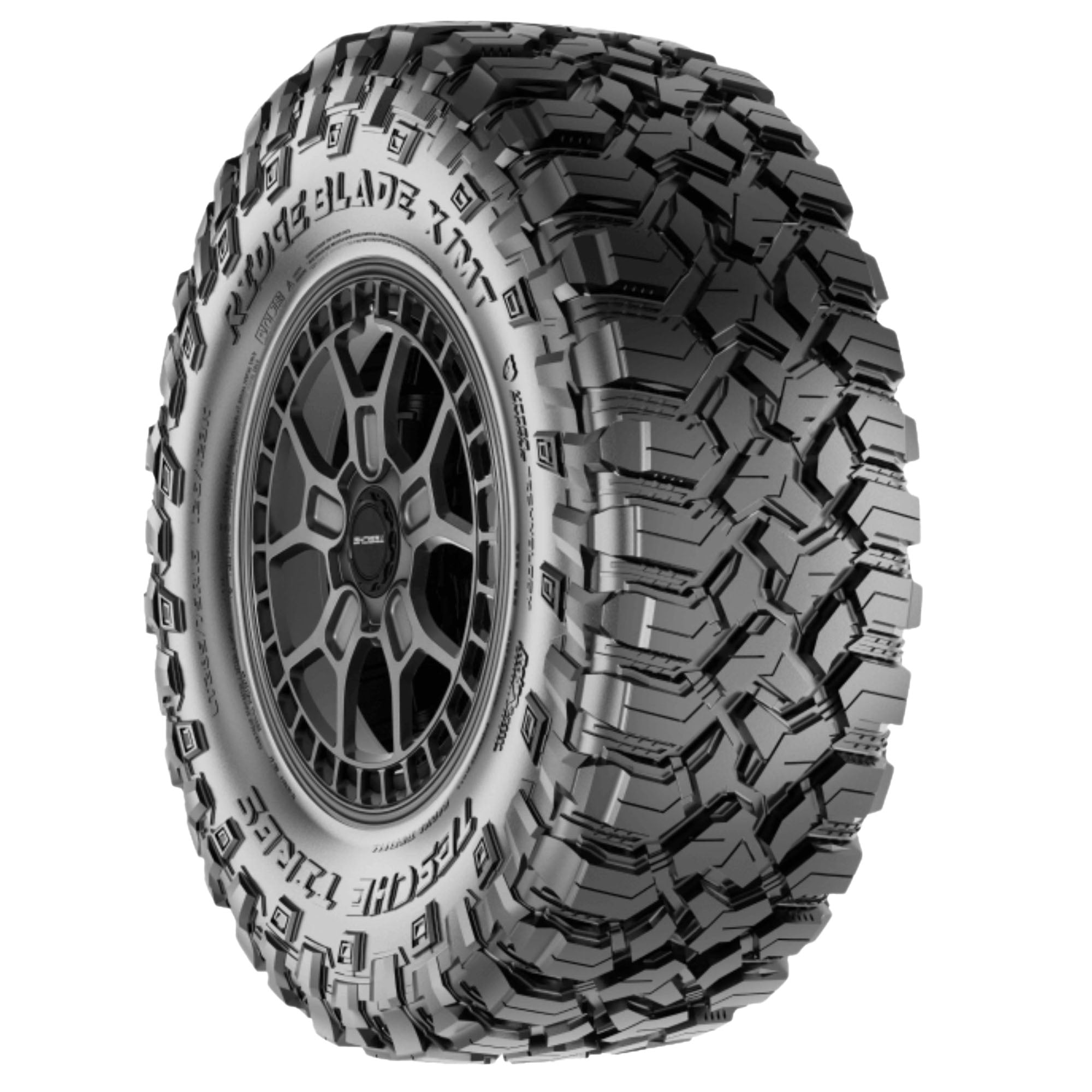 Tesche Ridge Blade X/MT Mud Terrain Light Truck Tire (LT285/65R18, Load Range F) 61yrj