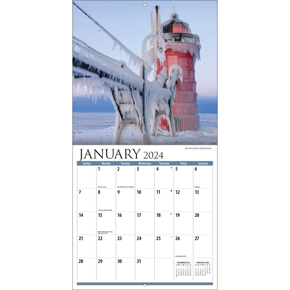 Turner Licensing Michigan 2024 Wall Calendar (12 in x 12 in) c93oa