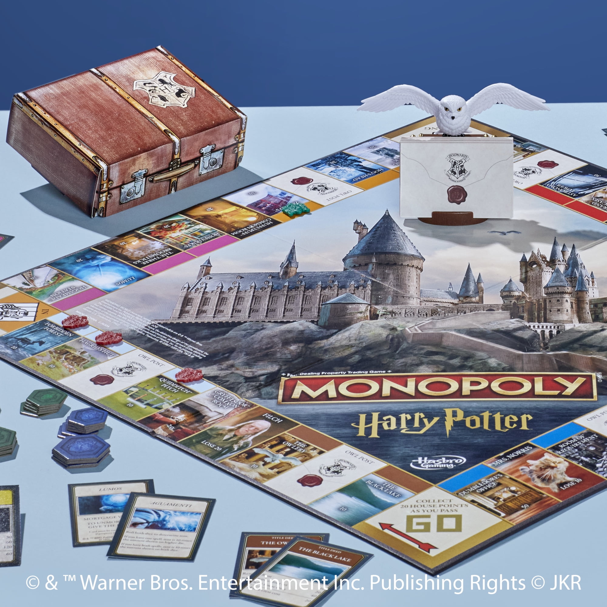 Monopoly Harry Potter Edition Board Game, Wizarding World Themed Strategy Game for Families (1 Set) kim33