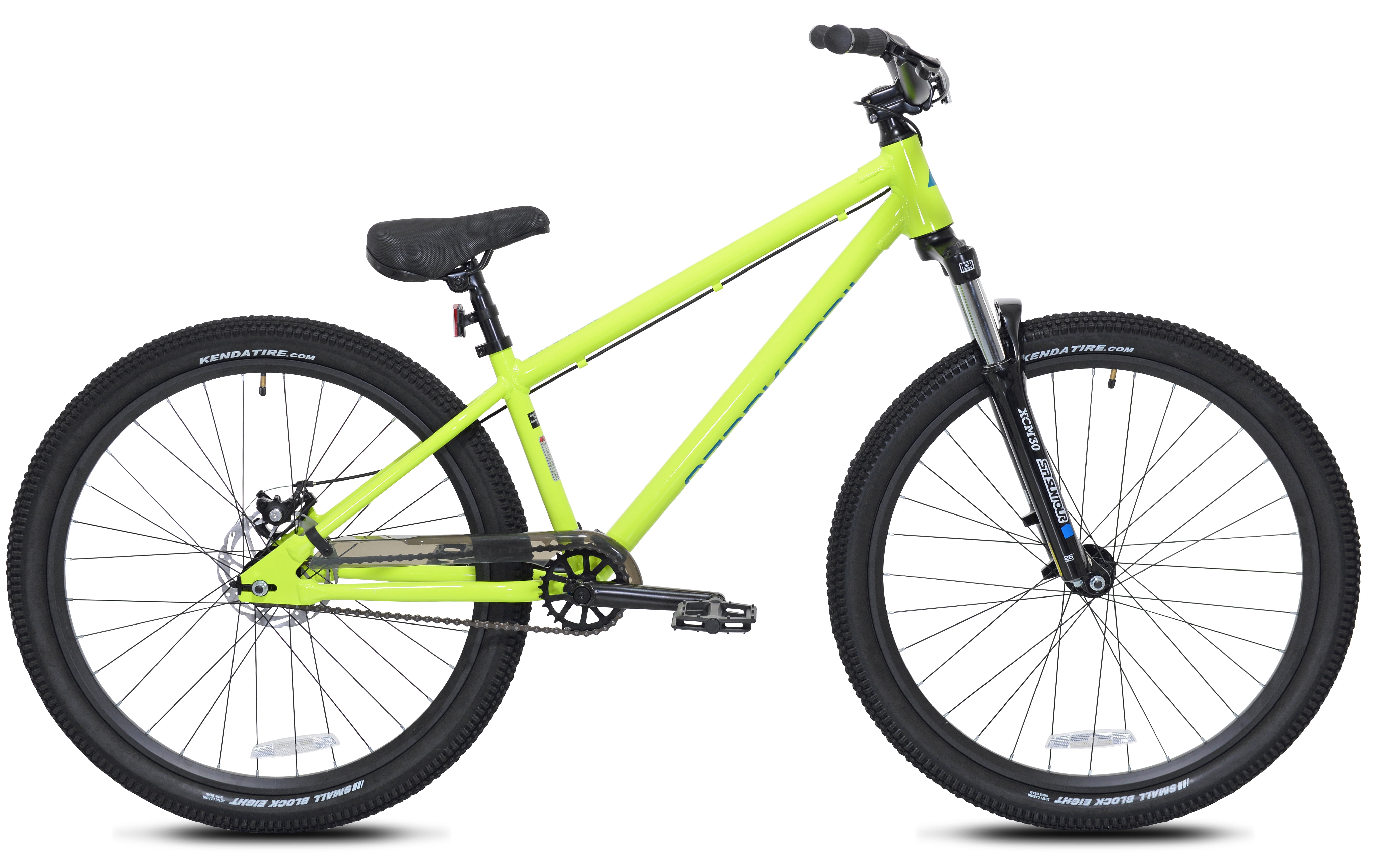 Ozark Trail DJ.1 Airtime Dirt Jump Bike, Lightweight Alloy Frame, Single Speed, 26 in Wheels (Yellow, 13.25 in Frame) l9dl0