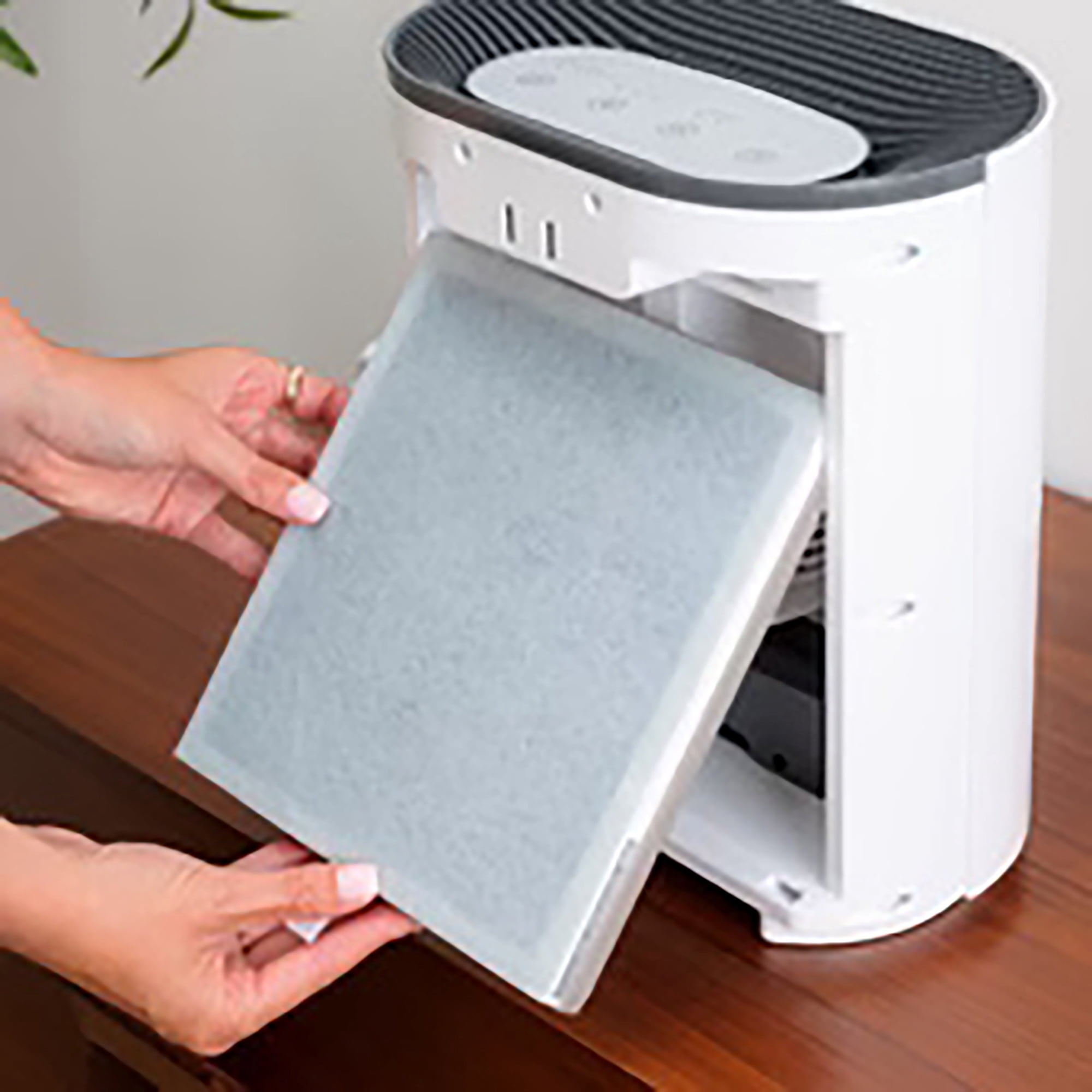 Pure Enrichment HEPA Air Purifier with UV-C Light Sanitizer (White, 200 sq ft) cyudw