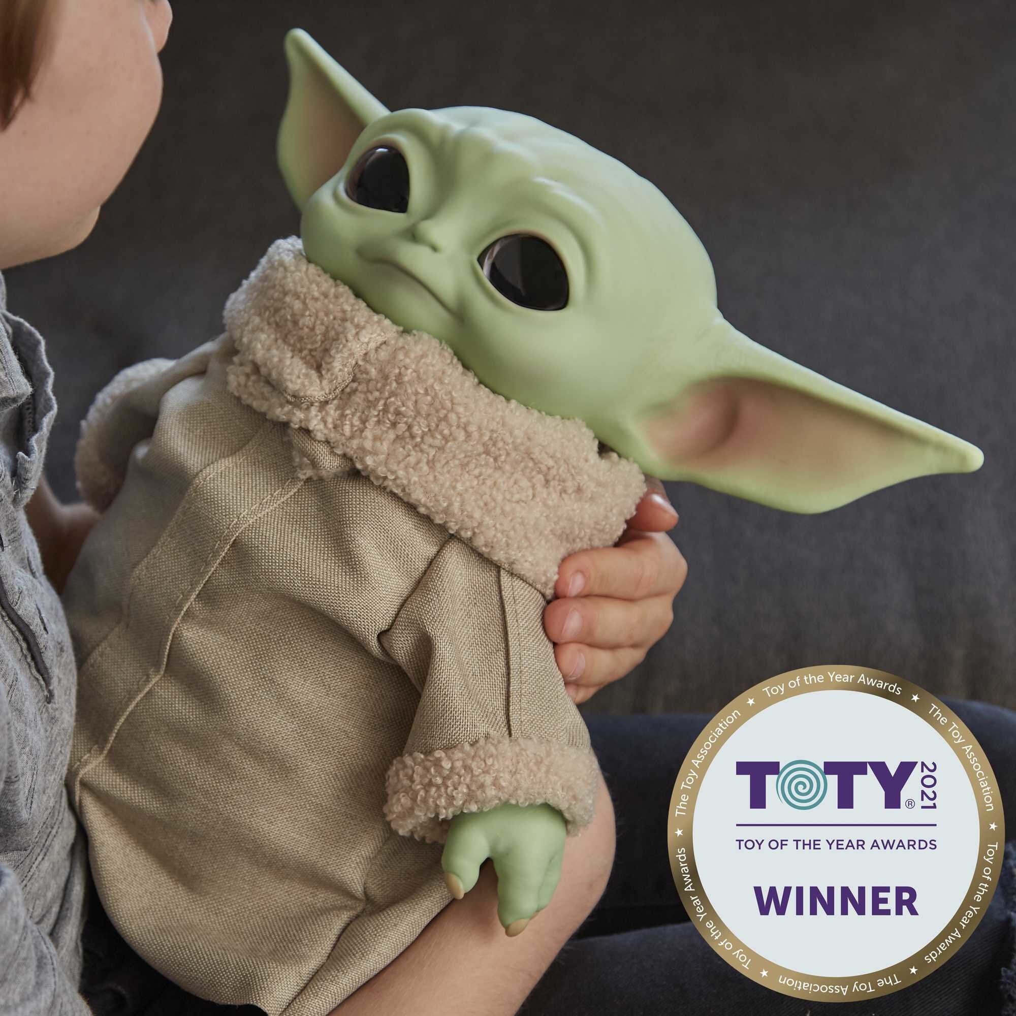 Star Wars The Child Plush Toy, Mandalorian Grogu Soft Stuffed Figure (Green, 11 in) p37pv