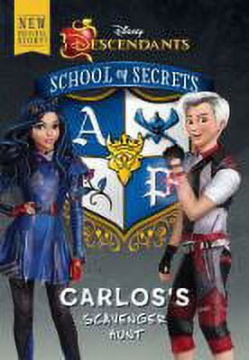 Disney Descendants School of Secrets: Carlos's Scavenger Hunt (Hardcover Book) trr1y