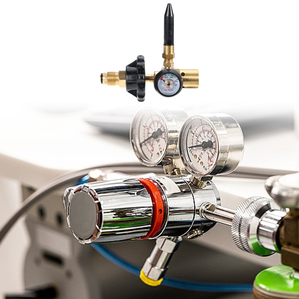 ATALRPOU Helium Balloon Inflator Regulator with Pressure Gauge (0-3000 PSI) sdzvs