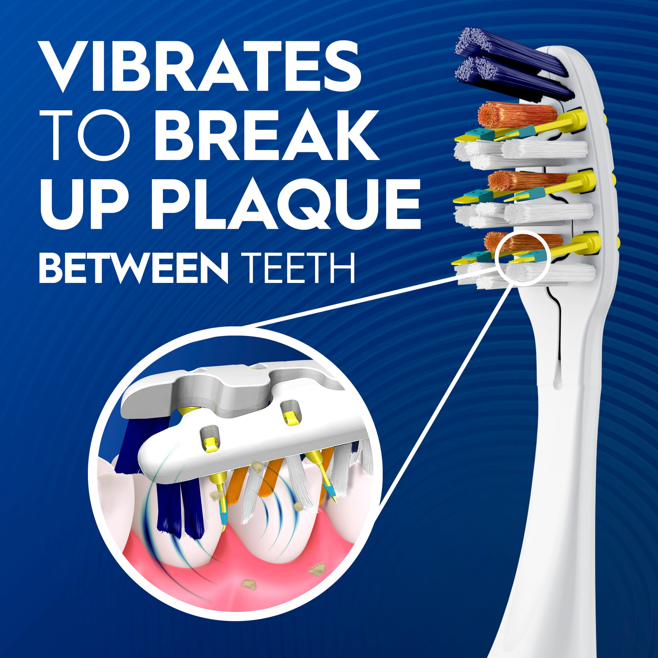 Oral-B Pulsar Battery Powered Toothbrush, Medium Bristles, Expert Clean (2 Count) 1ibz2