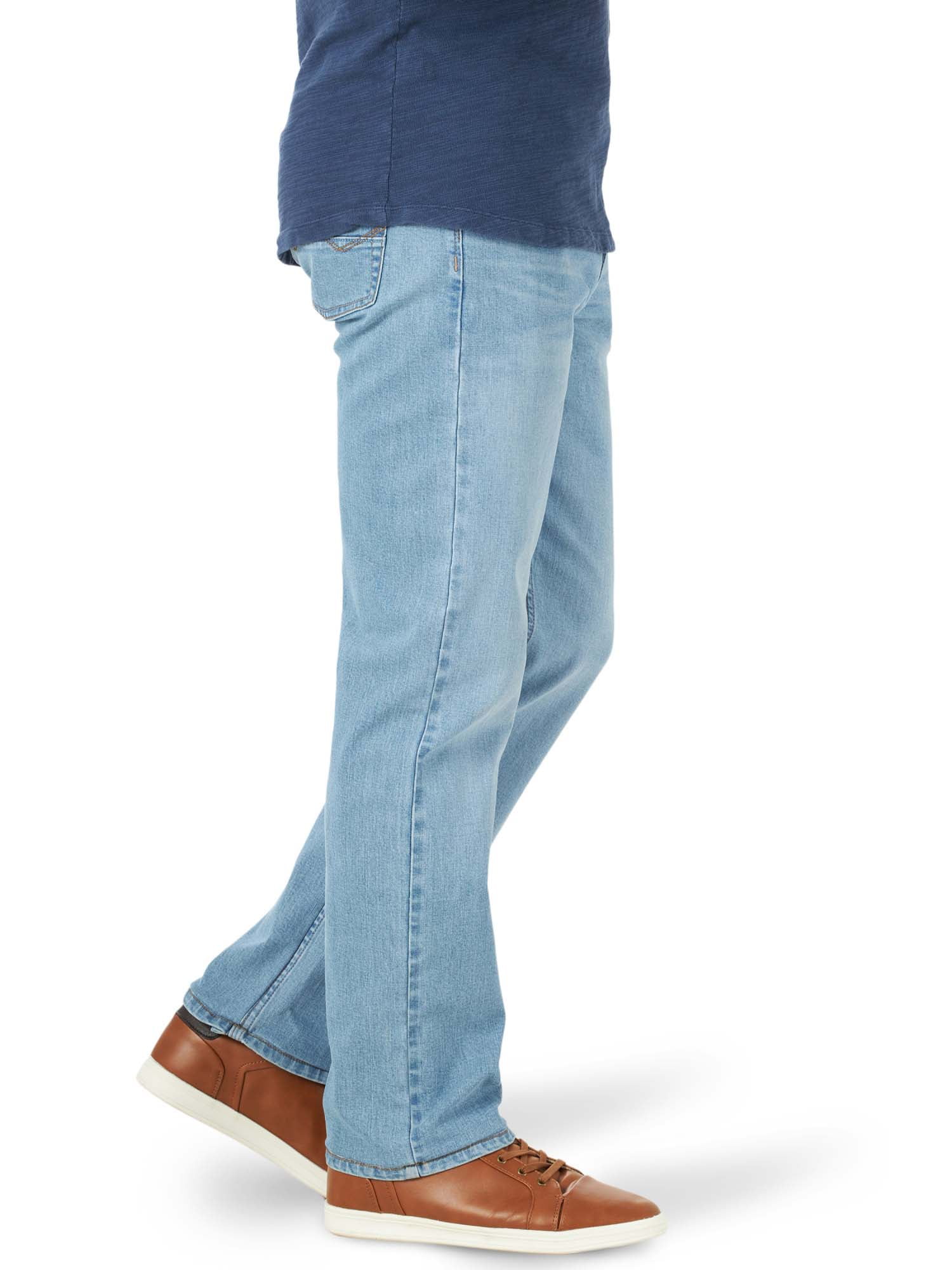 Wrangler Men's Relaxed Fit Bootcut Jeans (Blue, 32x30) hhfih