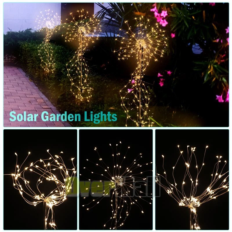 Purely Elizabeth Solar LED String Lights Outdoor Garden Christmas Decor with Remote (33 ft) 8ne0r