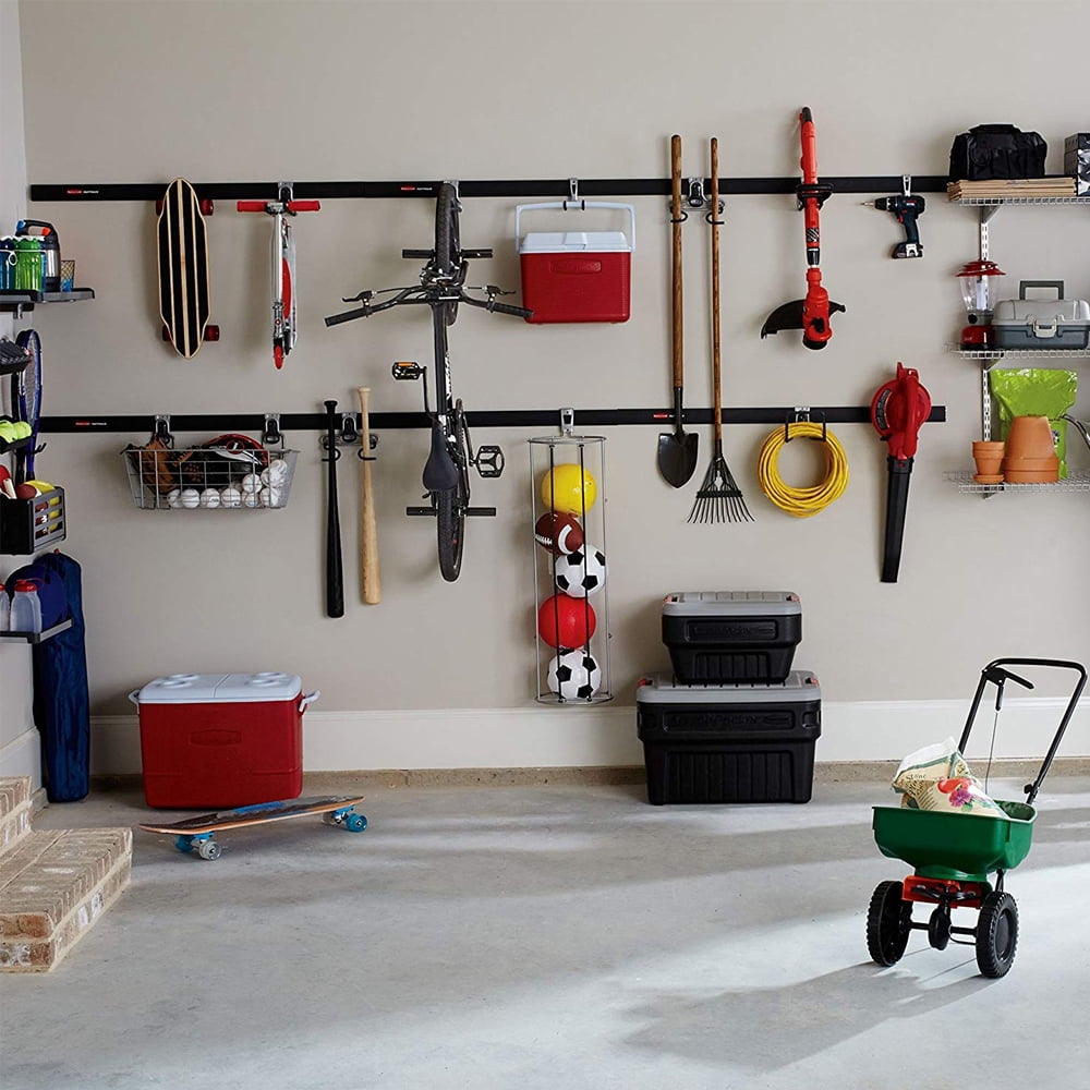 Rubbermaid FastTrack Garage Storage Dual Handle Hook (Silver, 10 in) unoja