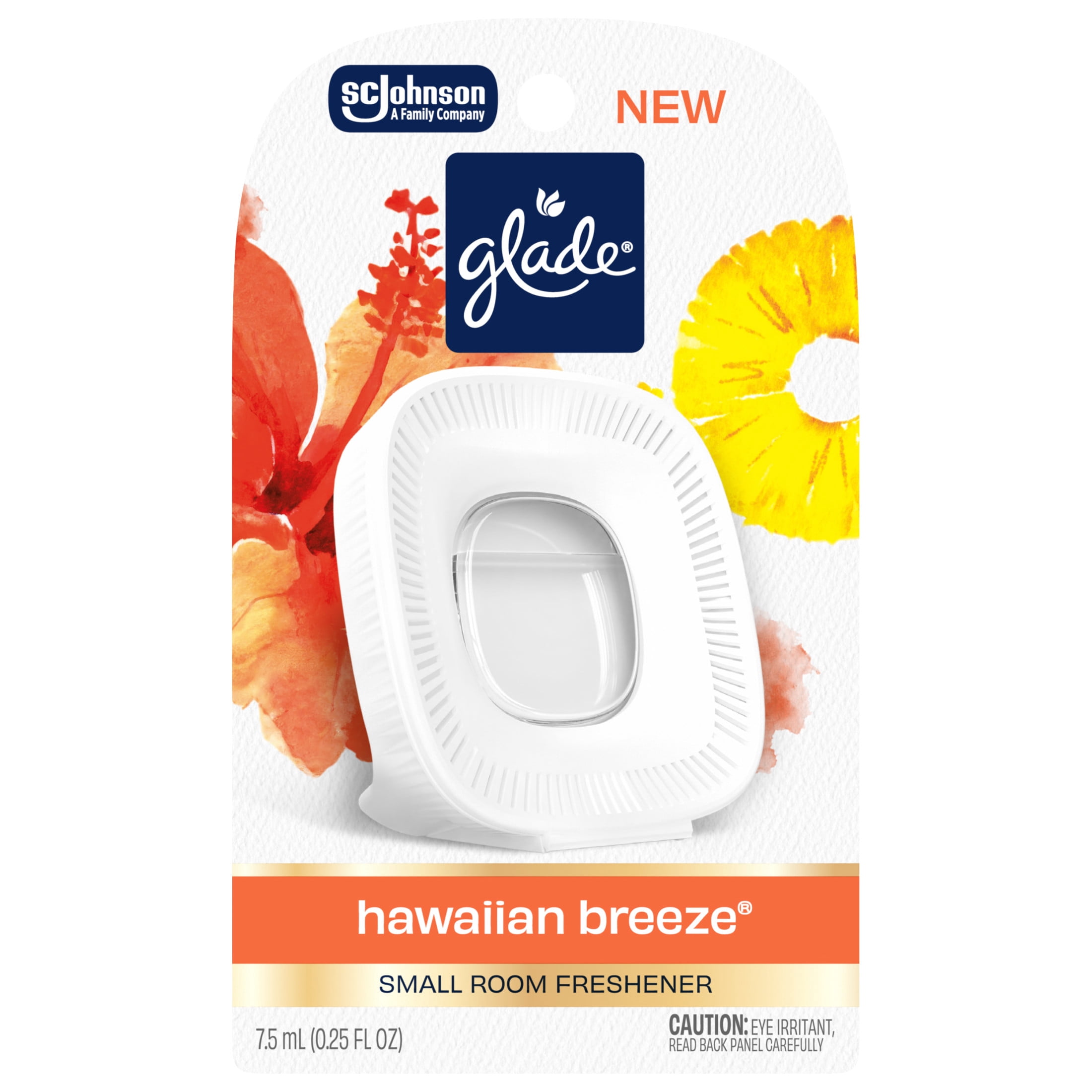 Glade Small Room Air Freshener Hawaiian Breeze Continuous Fragrance (2 Pack, 0.42 oz each) jyuwt