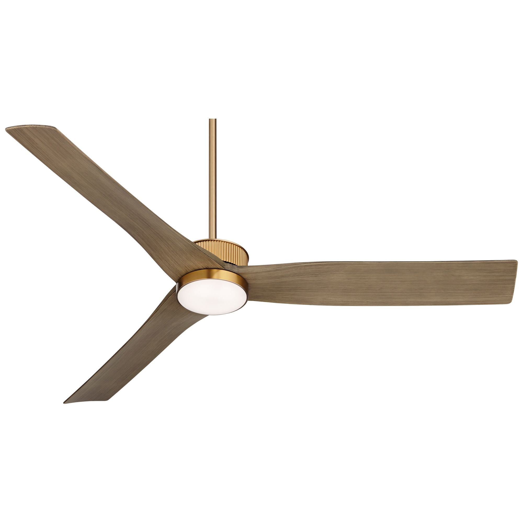 Casa Vieja Montage Modern Indoor Outdoor Ceiling Fan with Dimmable LED Light and Remote Control (Warm Brass, 60 in) o0wwv