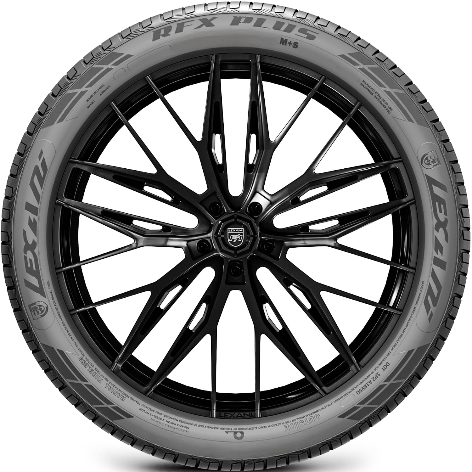 Lexani RFX Plus High Performance All Season Run Flat Tire (205/40R18) 52ry8