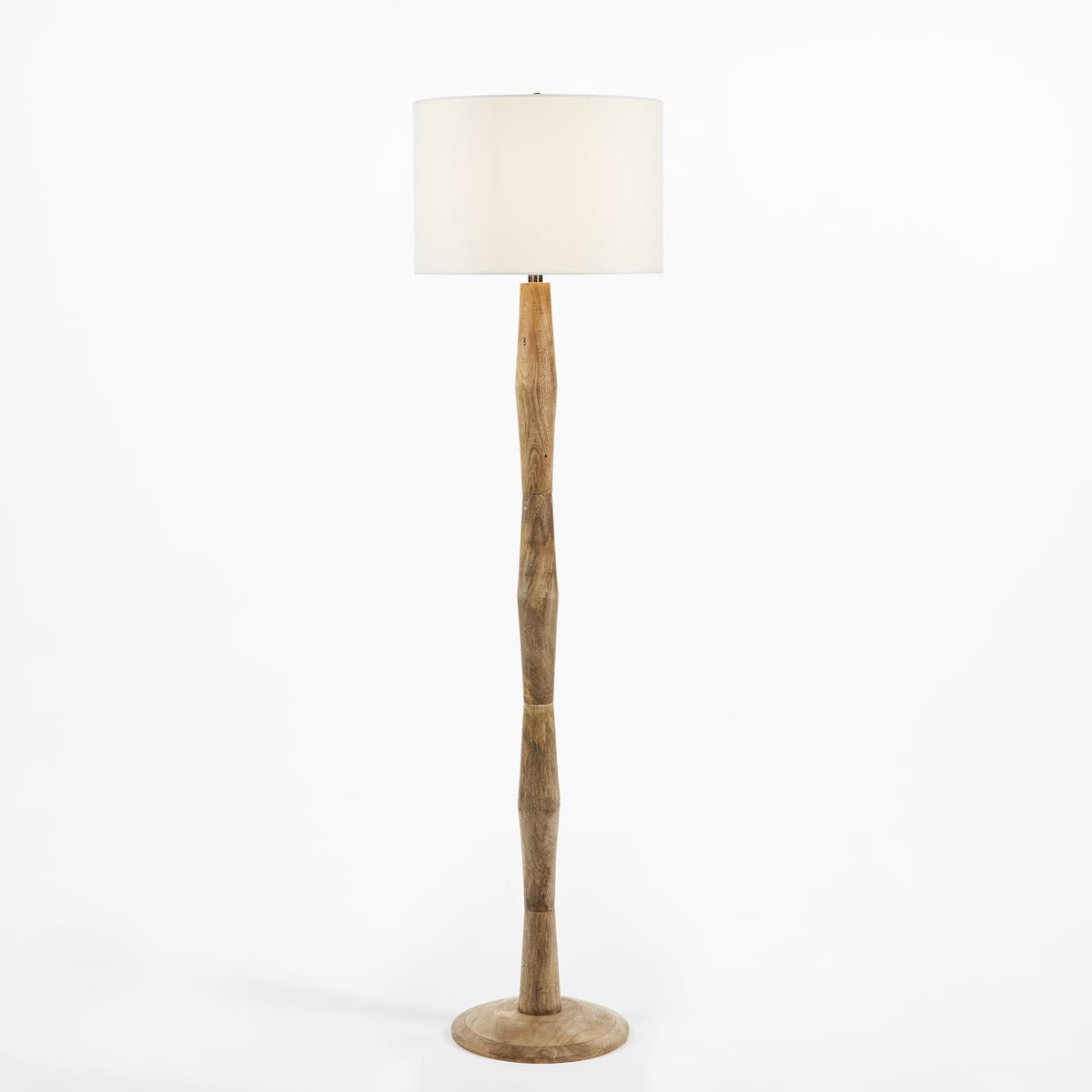 Safavieh Brodie Modern Organic Floor Lamp with Cotton Shade (Natural, 60 in. Height) djpc9