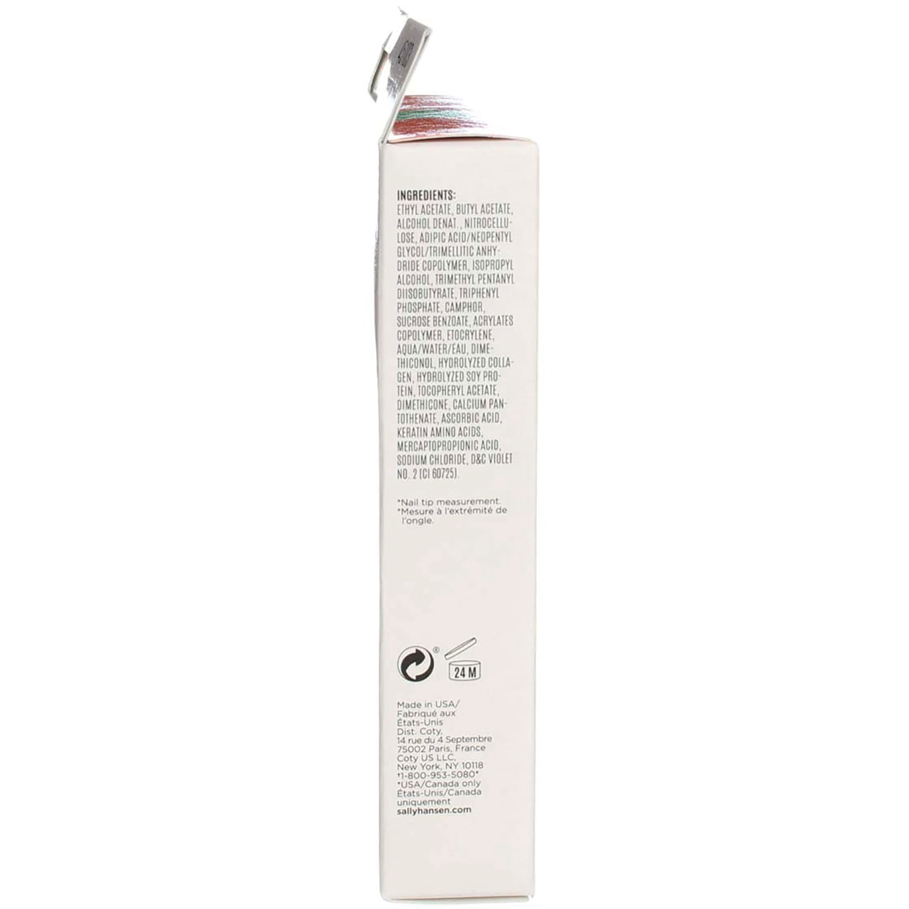 Sally Hansen Nailgrowth Miracle Serum, Strengthening Nail Treatment (Clear, 0.45 oz, Pack of 2) q74dx