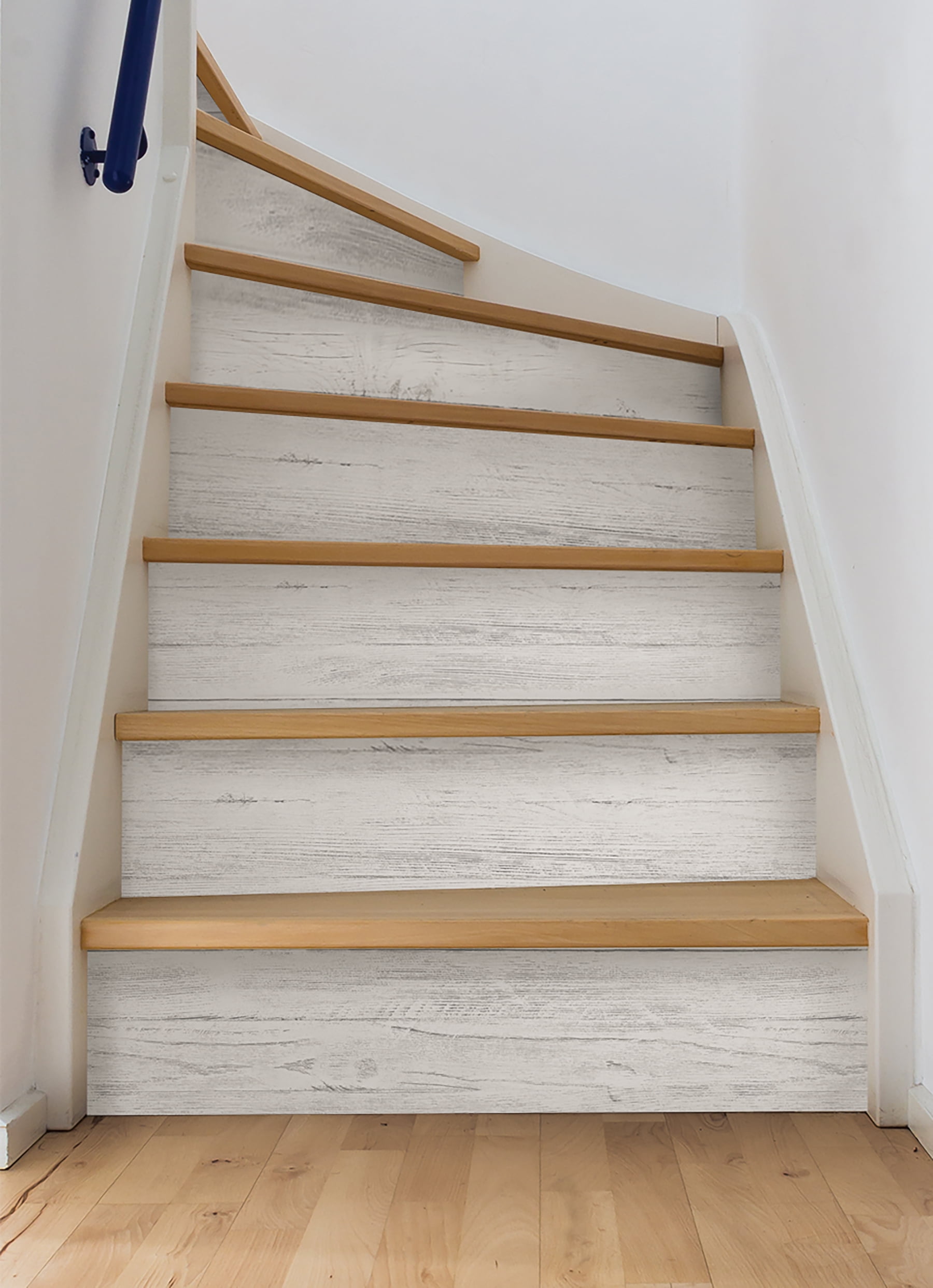 NuWallpaper Shiplap Vinyl Peel And Stick Wallpaper Sample (White, 8 in x 10 in) m5d4c