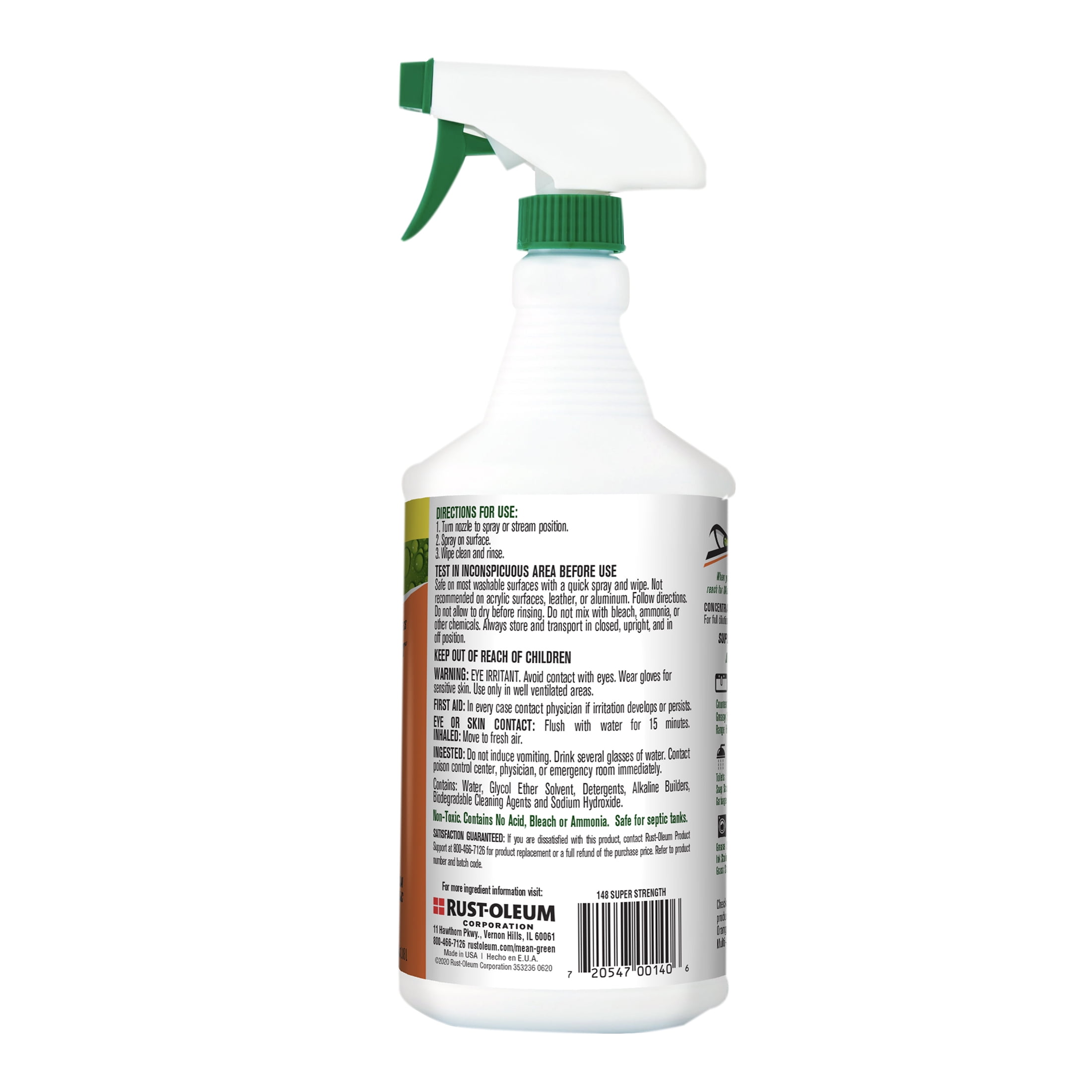 Mean Green Super Strength Cleaner and Degreaser (Green, 40 oz) 2a8st