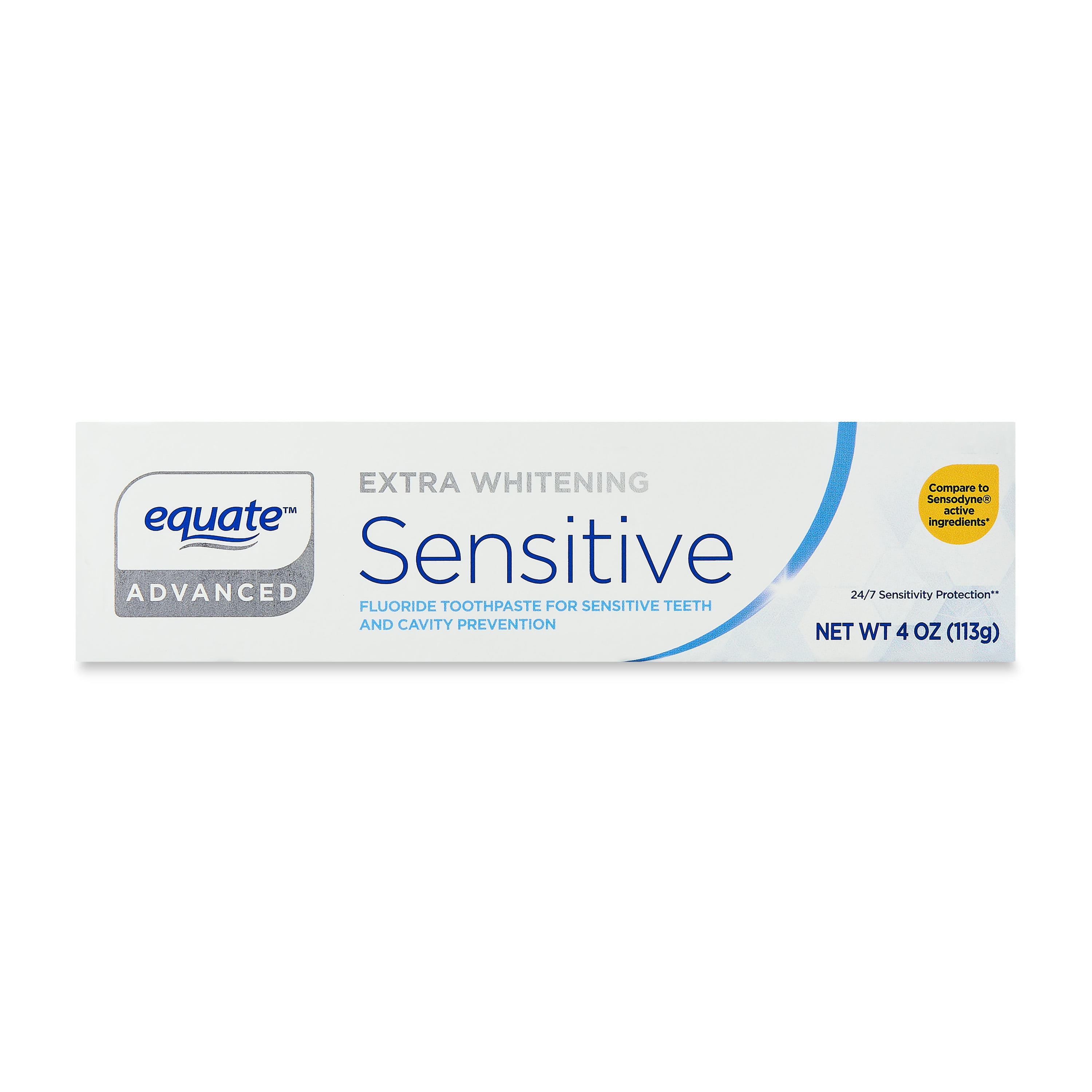 Equate Advanced Extra Whitening Sensitive Toothpaste (4 oz) 3cku0