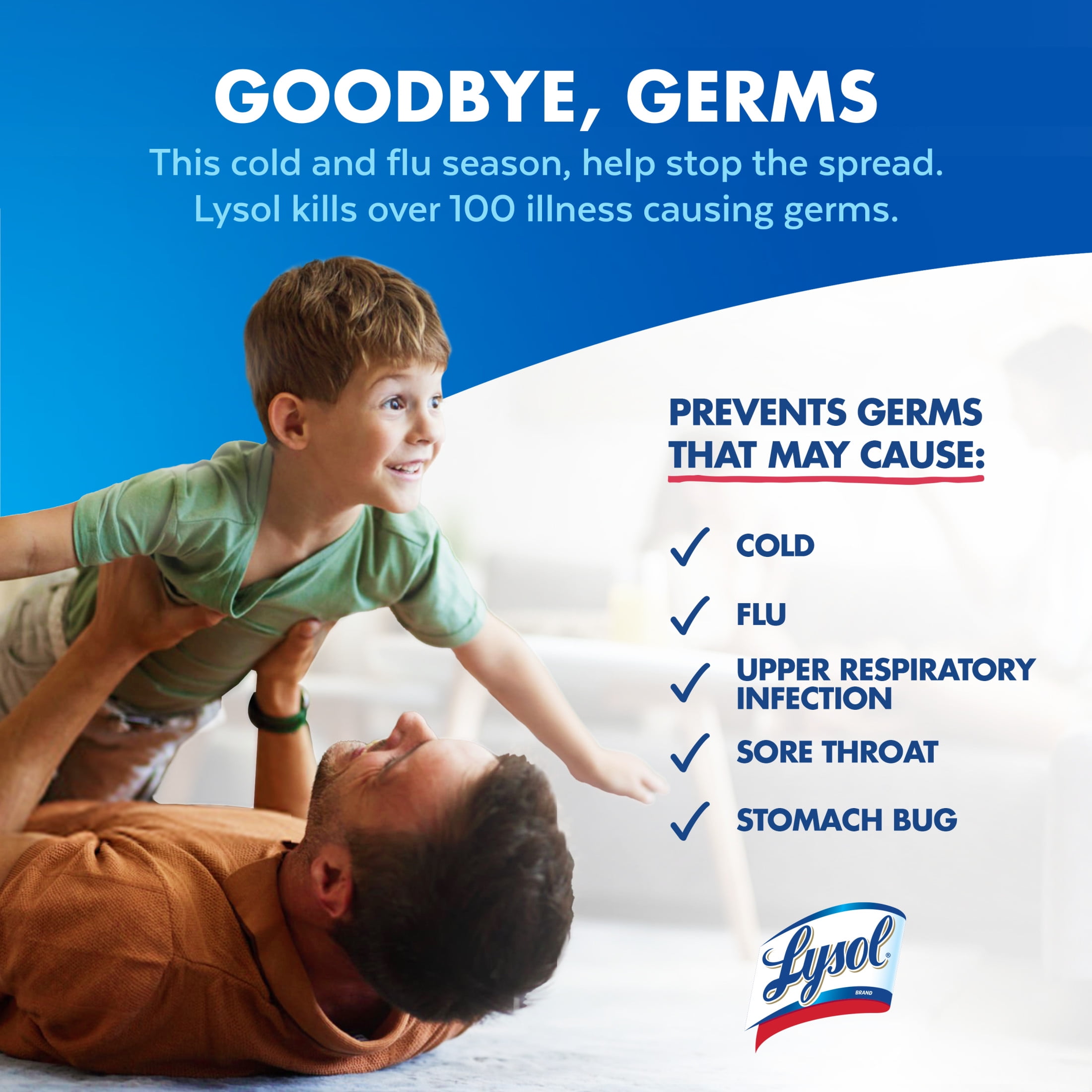 Lysol Disinfectant Spray, Sanitizing and Antibacterial Surface Cleaner, Crisp Linen Scent (4 Pack, 19 fl oz) k3nn0