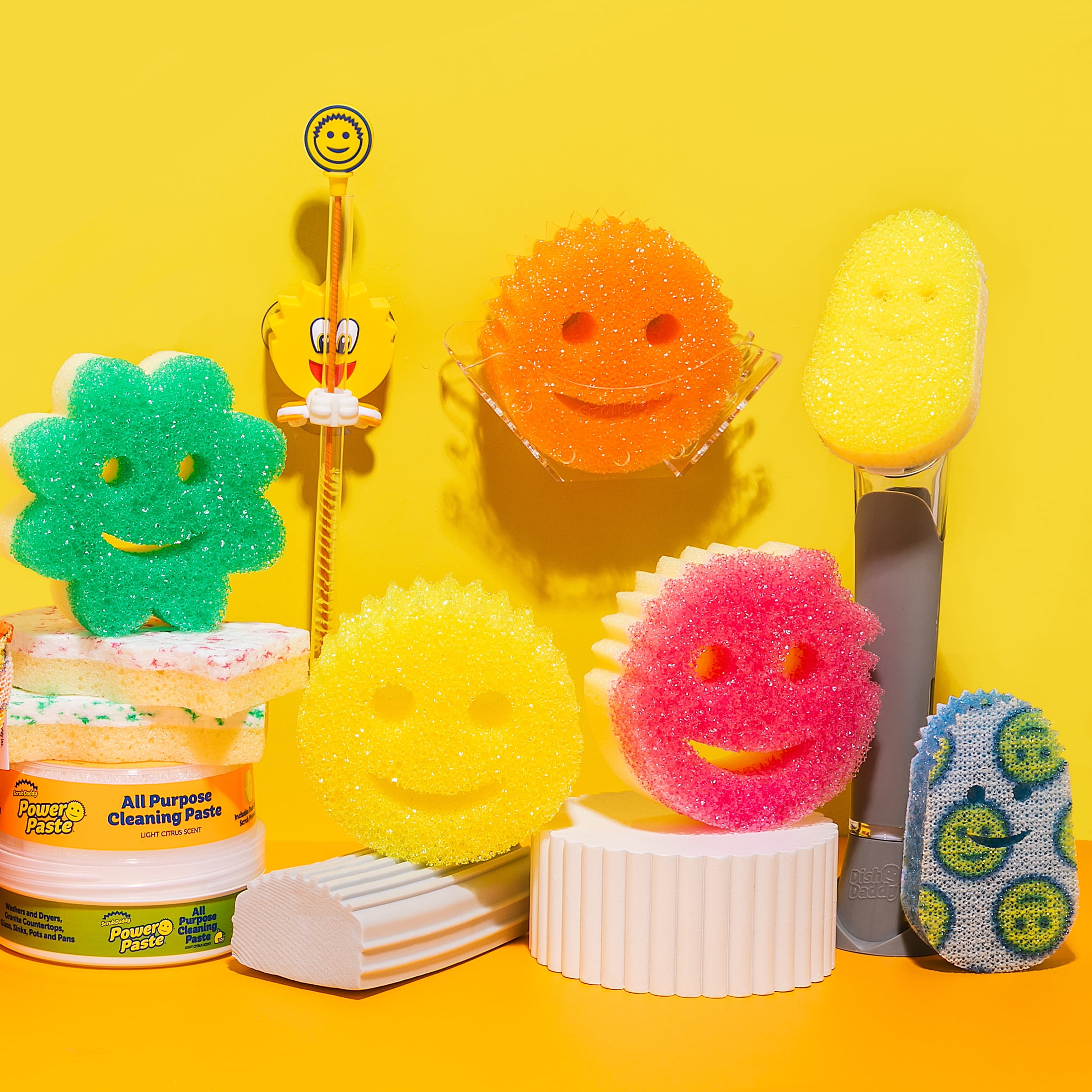Scrub Daddy Scrub Mommy Dual-Sided Scratch-Free Cleaning Sponge (Pink, 1-Pack) m9qrx