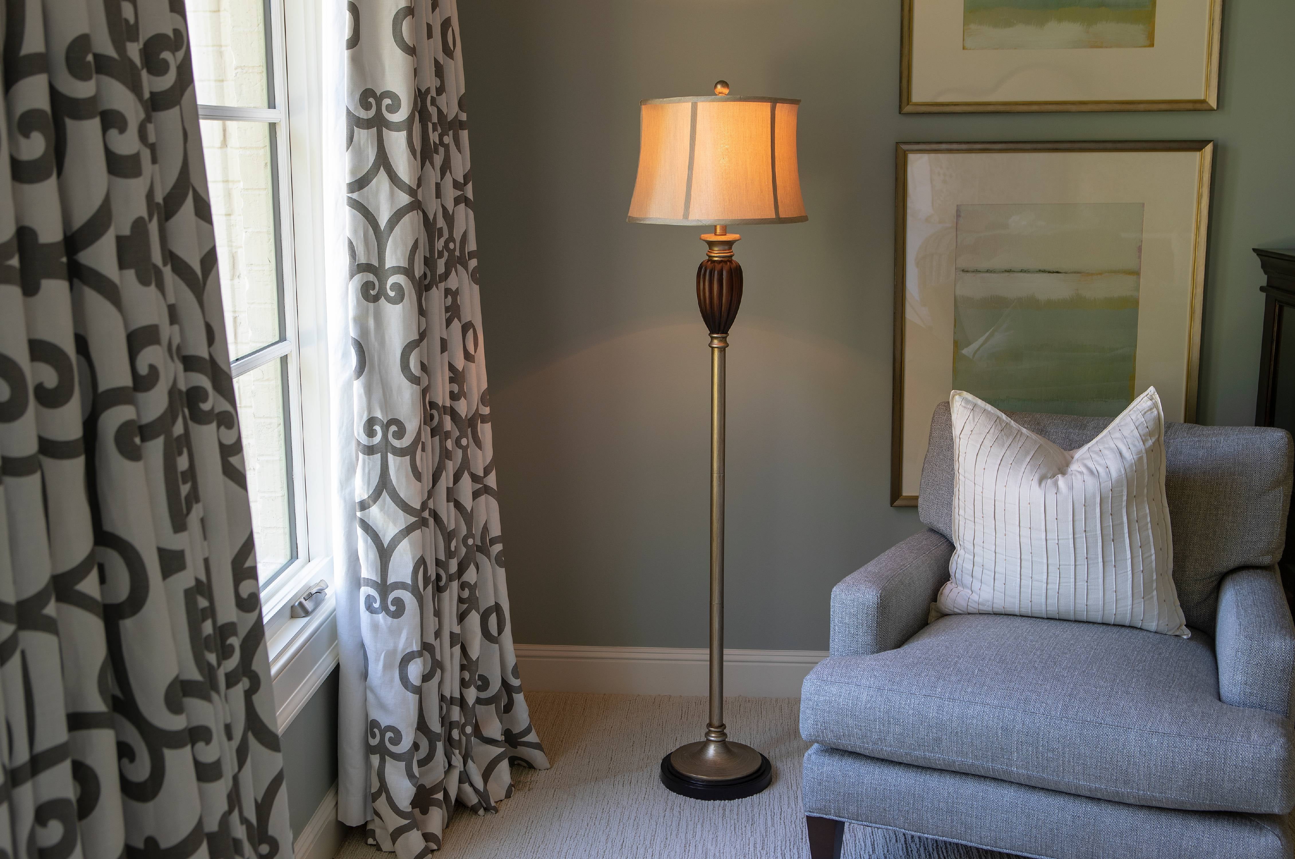 Jimco Lamps & Home Decor Fowler Transitional Floor Lamp (Multi Finish, 66.5 in) 70776
