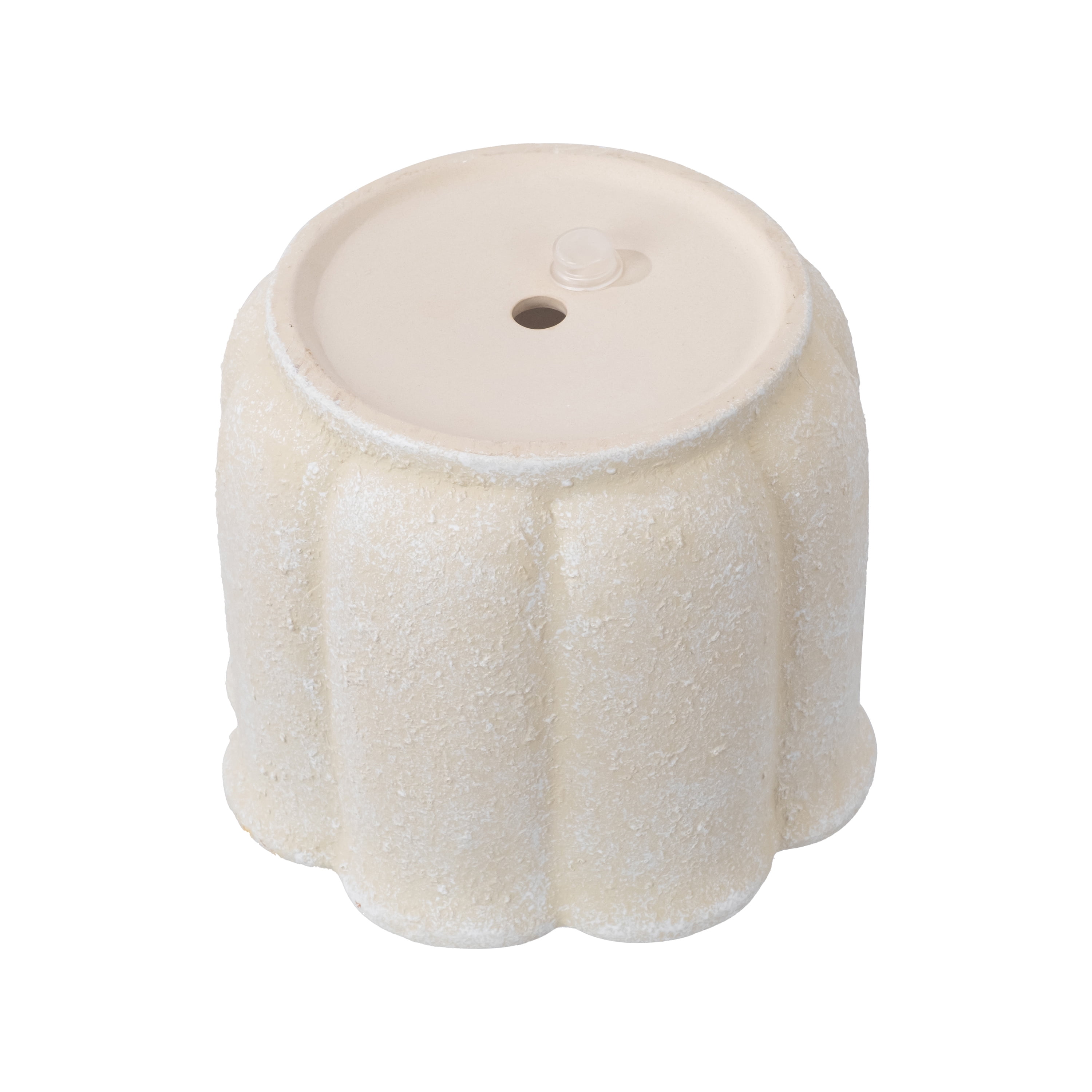My Texas House Ceramic Flower Planter, Elegant Decorative Pot for Indoor and Outdoor Use (Peach, 8.2 in Diameter x 6.5 in Height) dp4zh