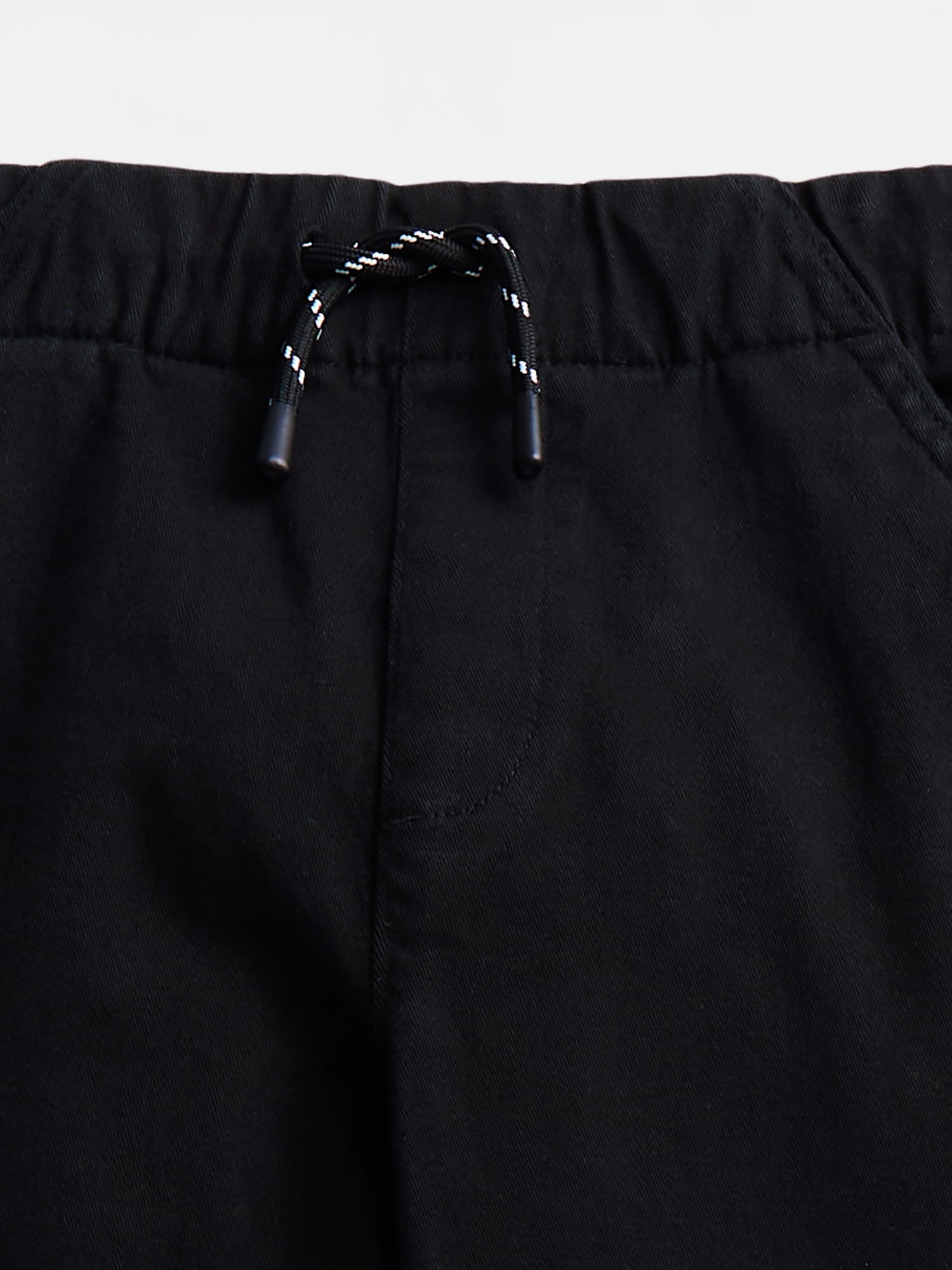 Wonder Nation Little Boys' Woven Twill Pants (Black, Size 4-10) zb6ad