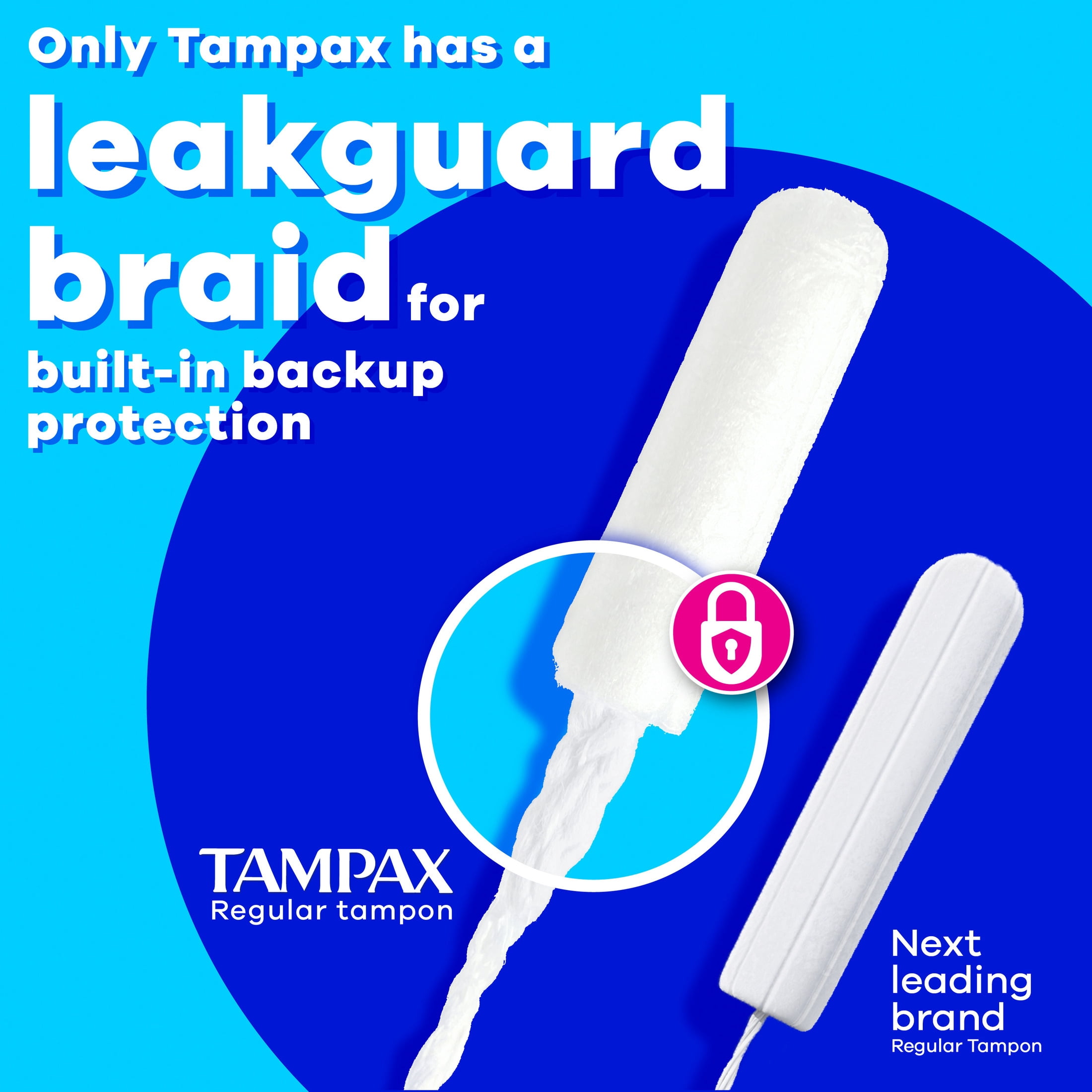 Tampax Pearl Tampons with LeakGuard Braid, Ultra Absorbency (60 Count) zl11l