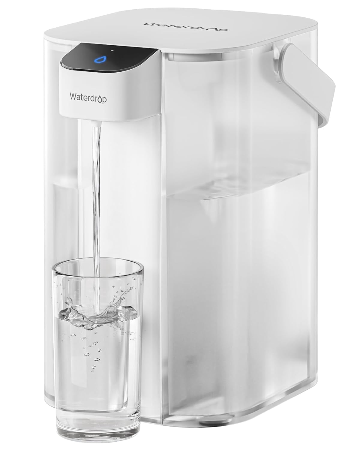 Waterdrop Electric Water Filter Pitcher, Countertop Filtration System, NSF Certified for Lead and PFAS Reduction (White, 15-Cup) dspjl