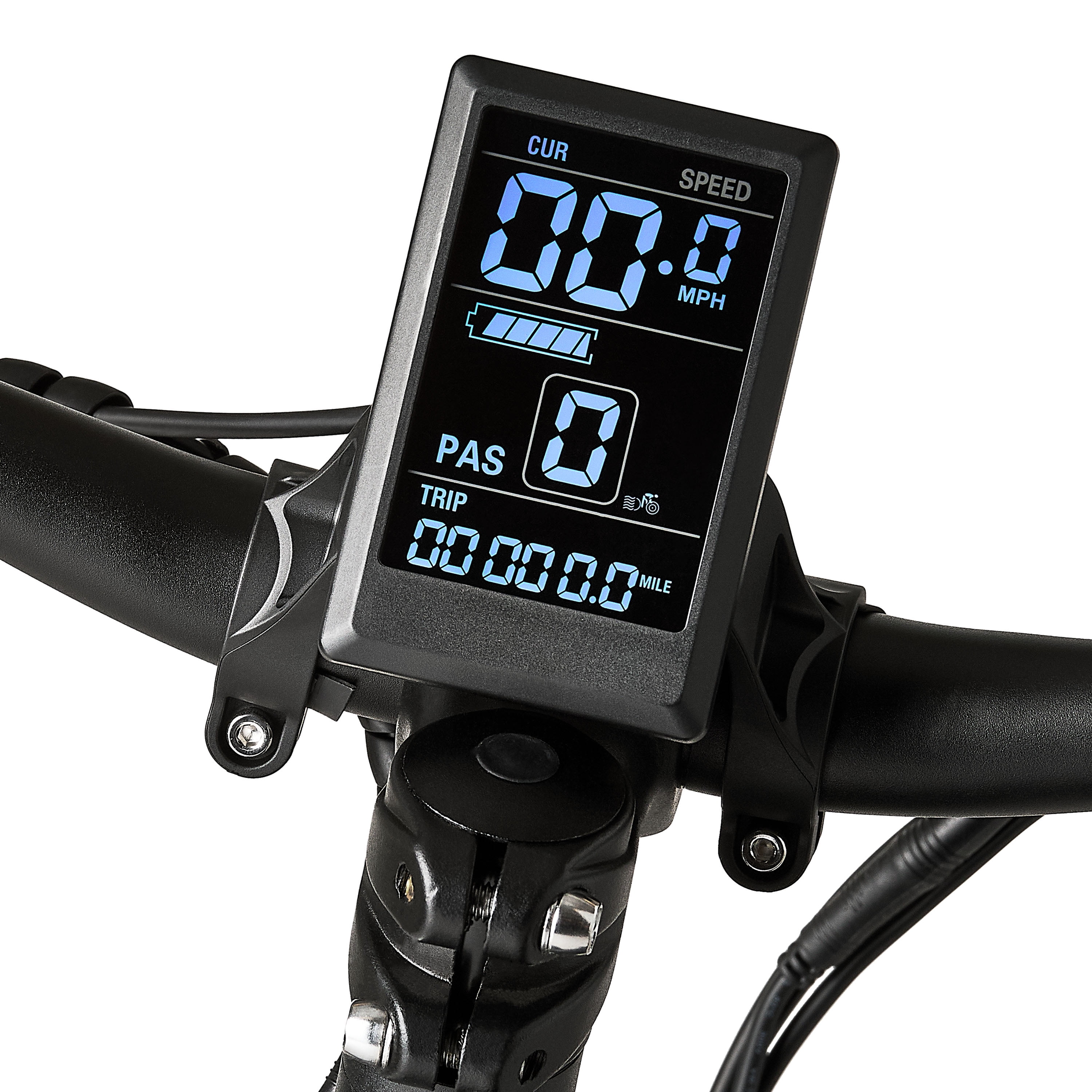 Ozark Trail M.3 Ranger+ Electric Fat Tire Bike, All-Terrain Commuter, 500W Motor, 48V Battery (Black, 26 in) b3y3l
