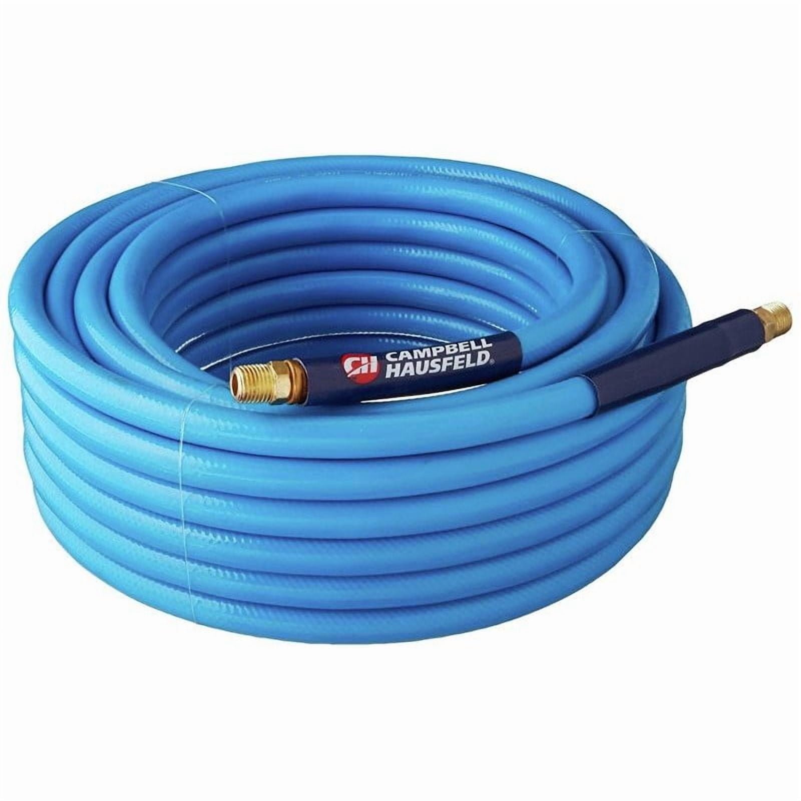 Campbell Hausfeld Heavy-Duty PVC Air Hose with Bend Restrictors (Blue, 3/8 in x 50 ft) 3eobr