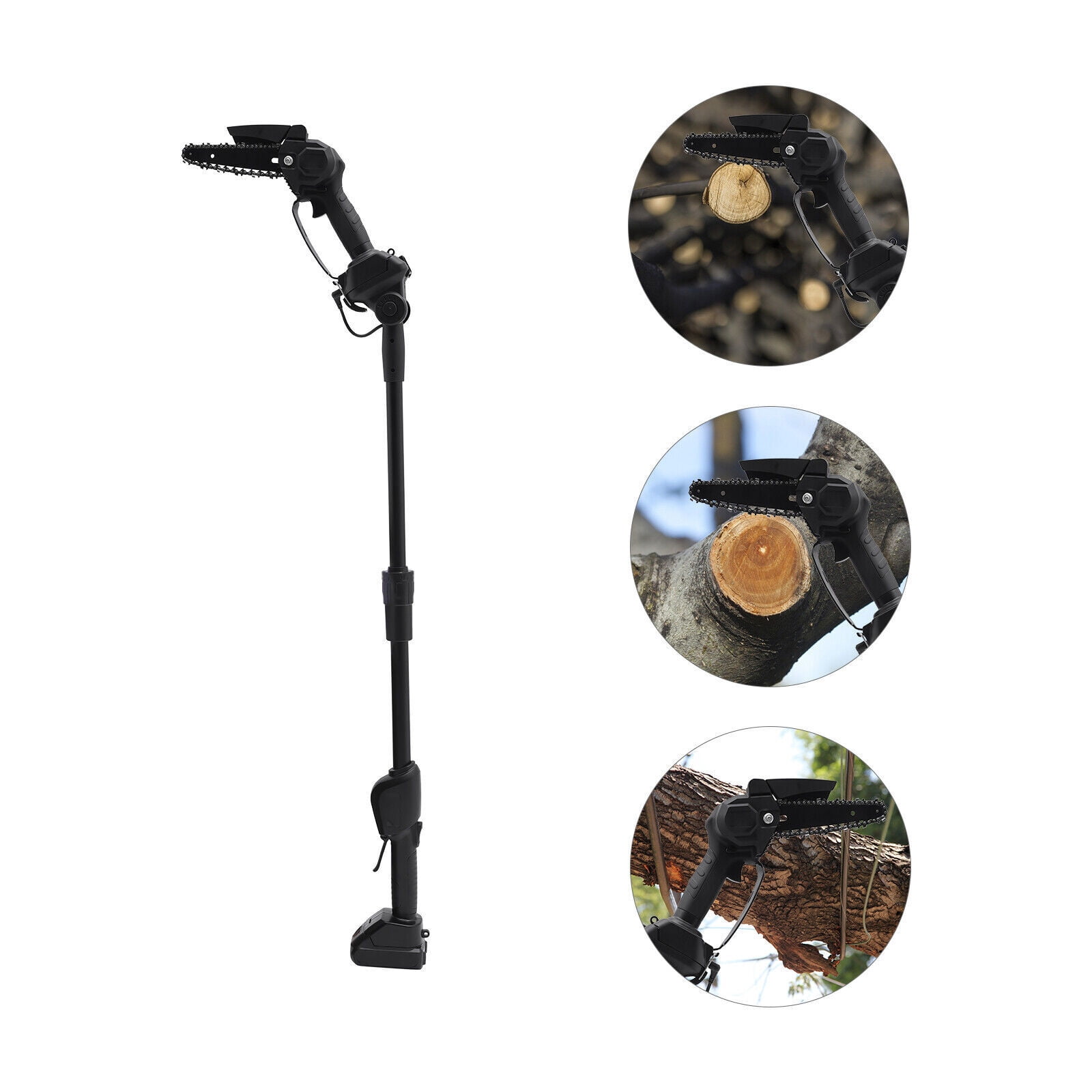 TOOL1SHOoo 2-in-1 Cordless Pole Saw with 13ft Reach (Black, 13ft) 5txh1