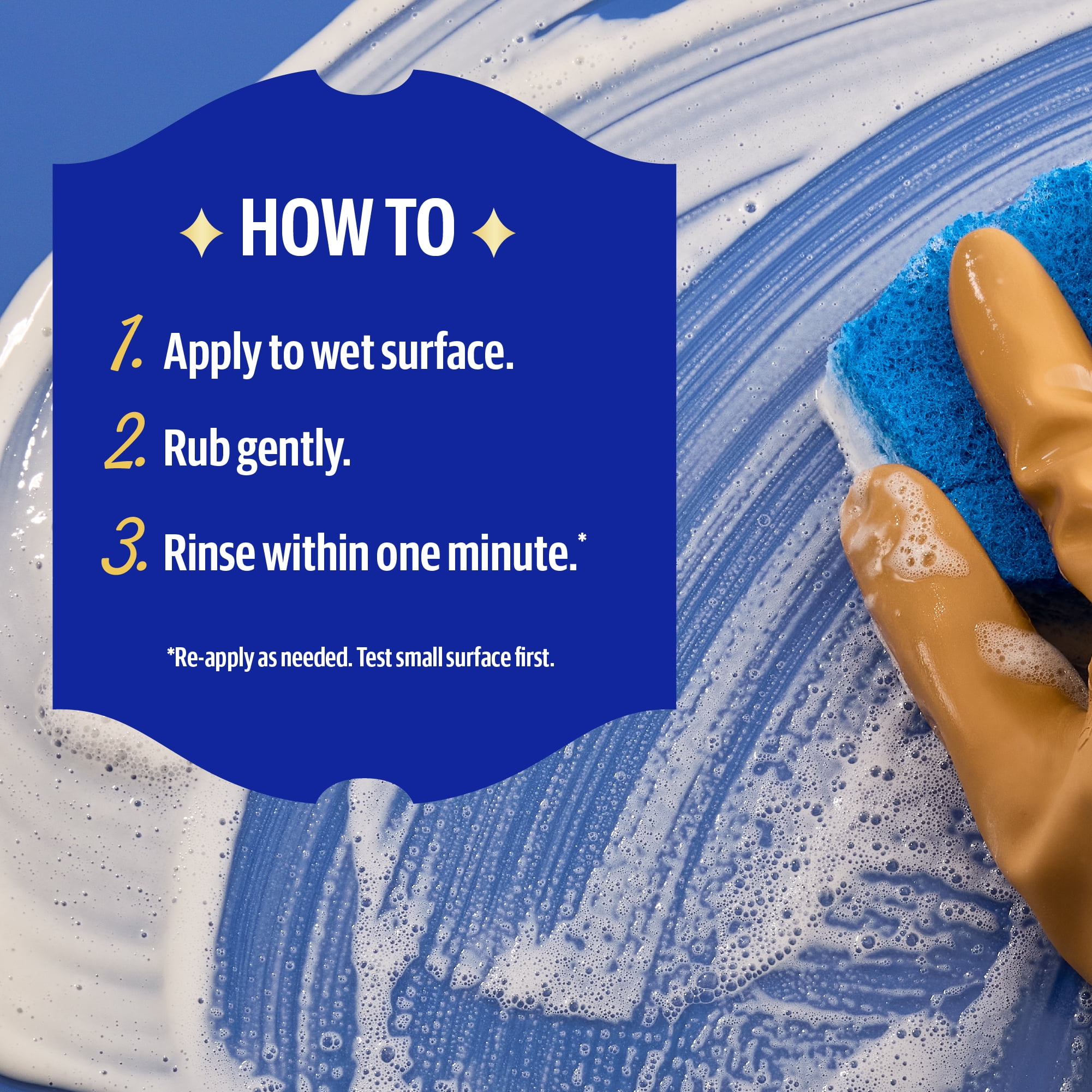 Bar Keepers Friend Soft Cleanser Liquid Surface Cleaner for Kitchen and Bathroom (Citrus, 26 oz, 6 Pack) shd4z