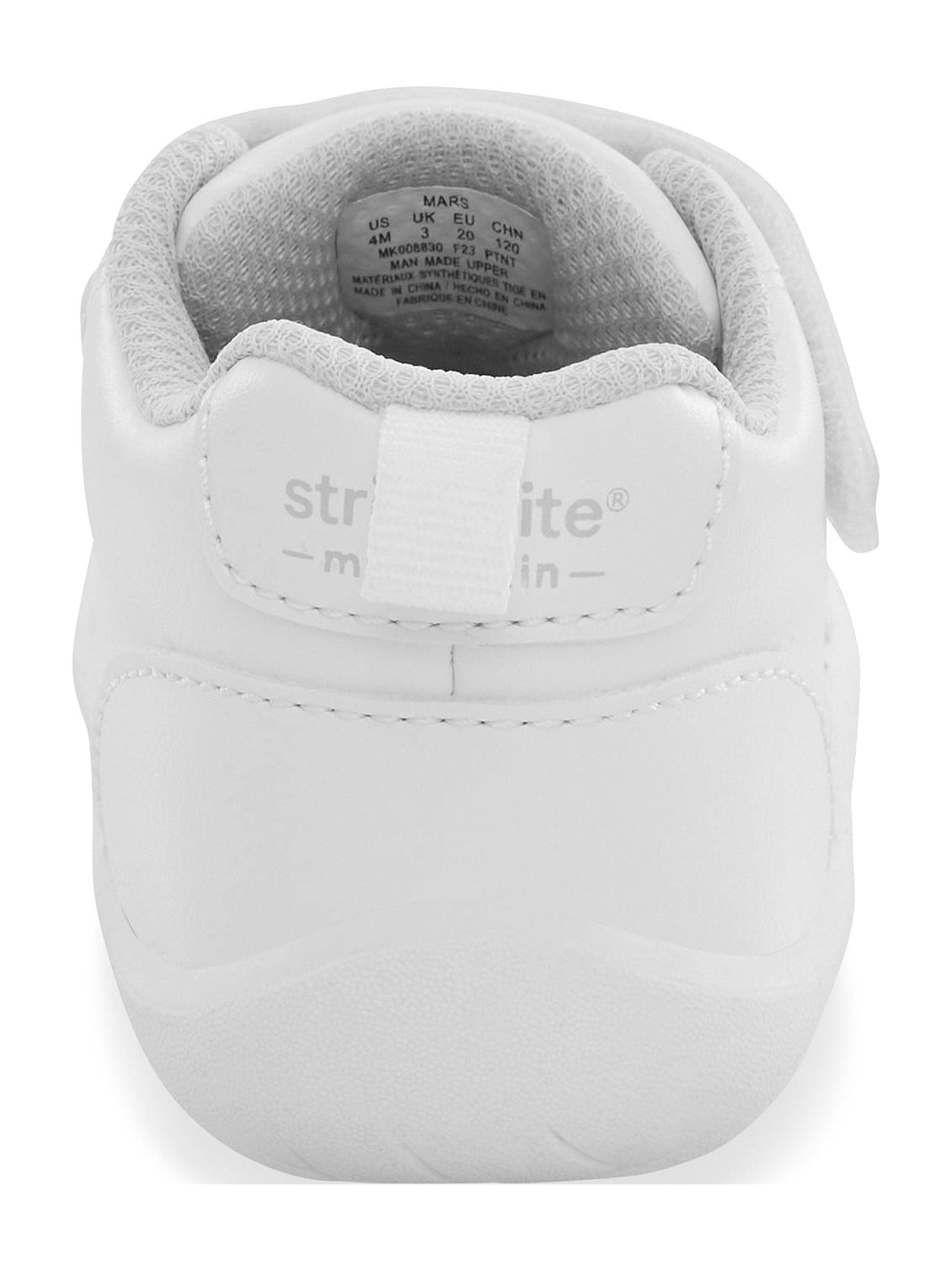 Stride Rite Munchkin Mars Baby Sneaker (White, 4 US Infant) 1orio