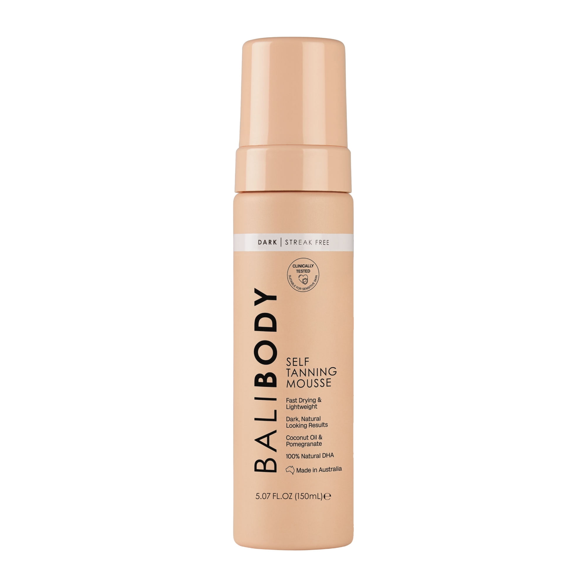 Bali Body Sunless Self Tanner Mousse (Dark, 5.07 fl oz) 7kt4a