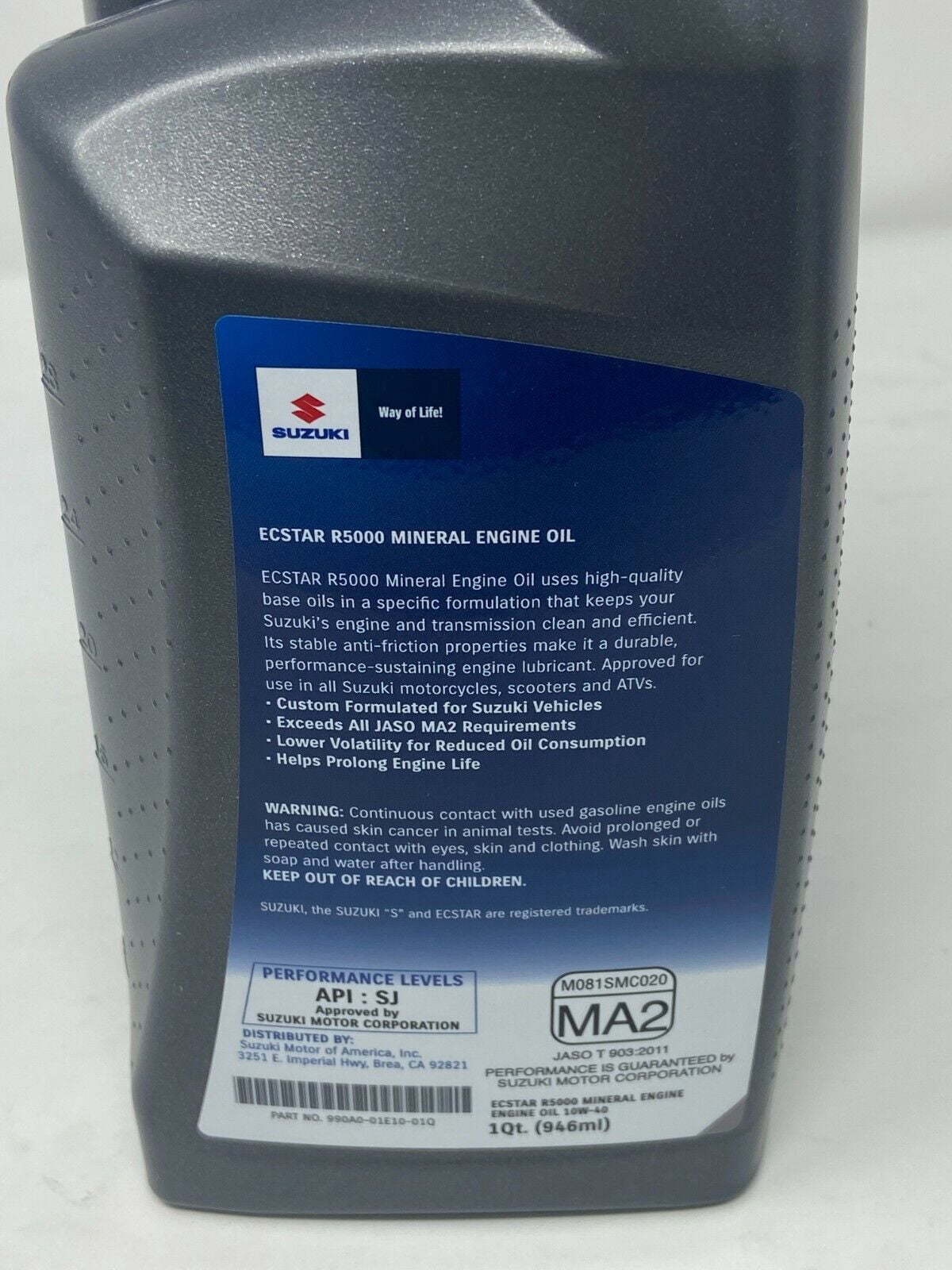 Suzuki GSX-R600 Engine Oil Change Kit (10W-40, 1 Kit) 1z4zt
