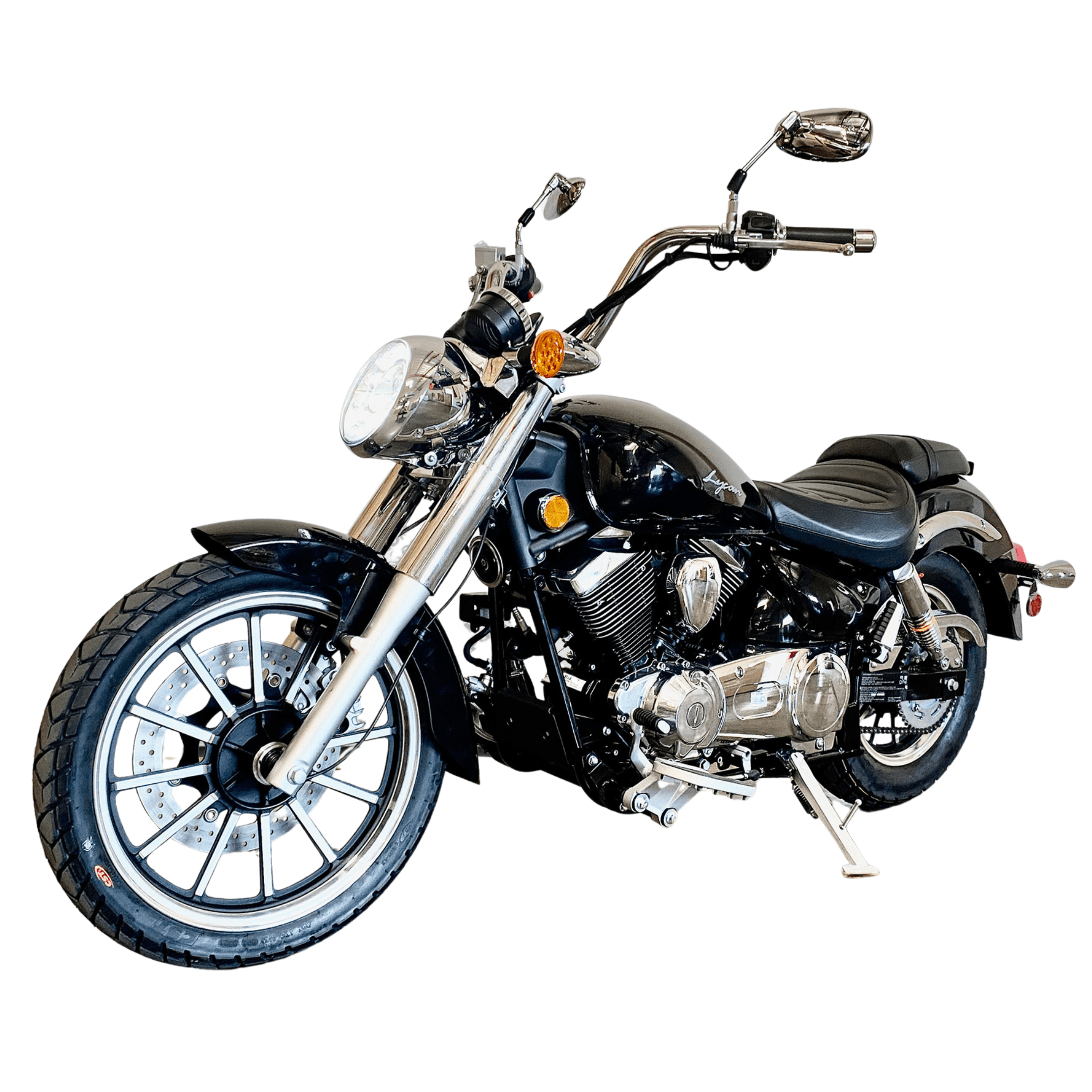 Venom Motorsports Lifan Lycan 250cc V-Twin Chopper Motorcycle (Black, 250cc) 36yce