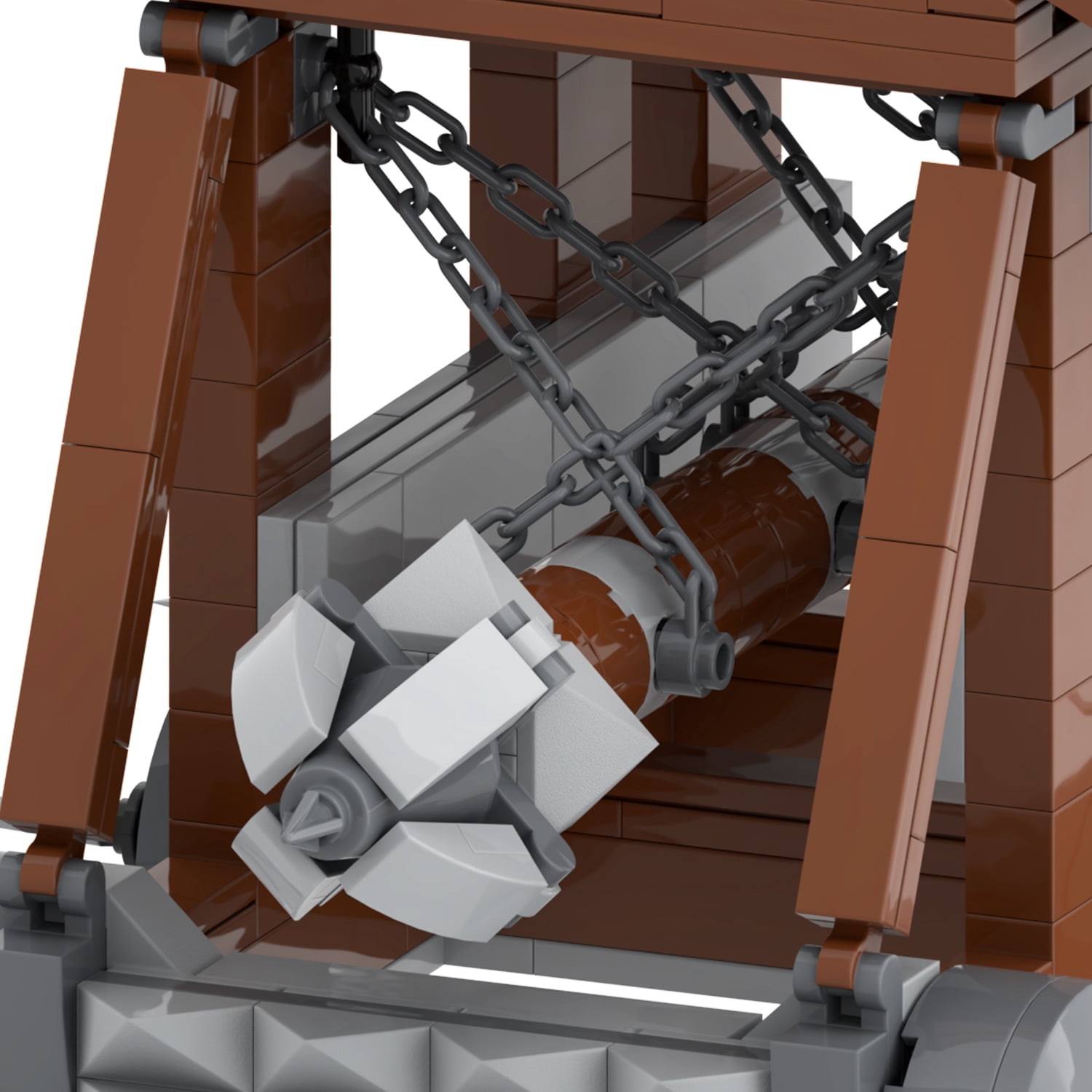 MOOXI Medieval Knights Siege Engine Building Set, Creative Construction Block Kit for Kids and Adults (405 Pieces) ocx7u