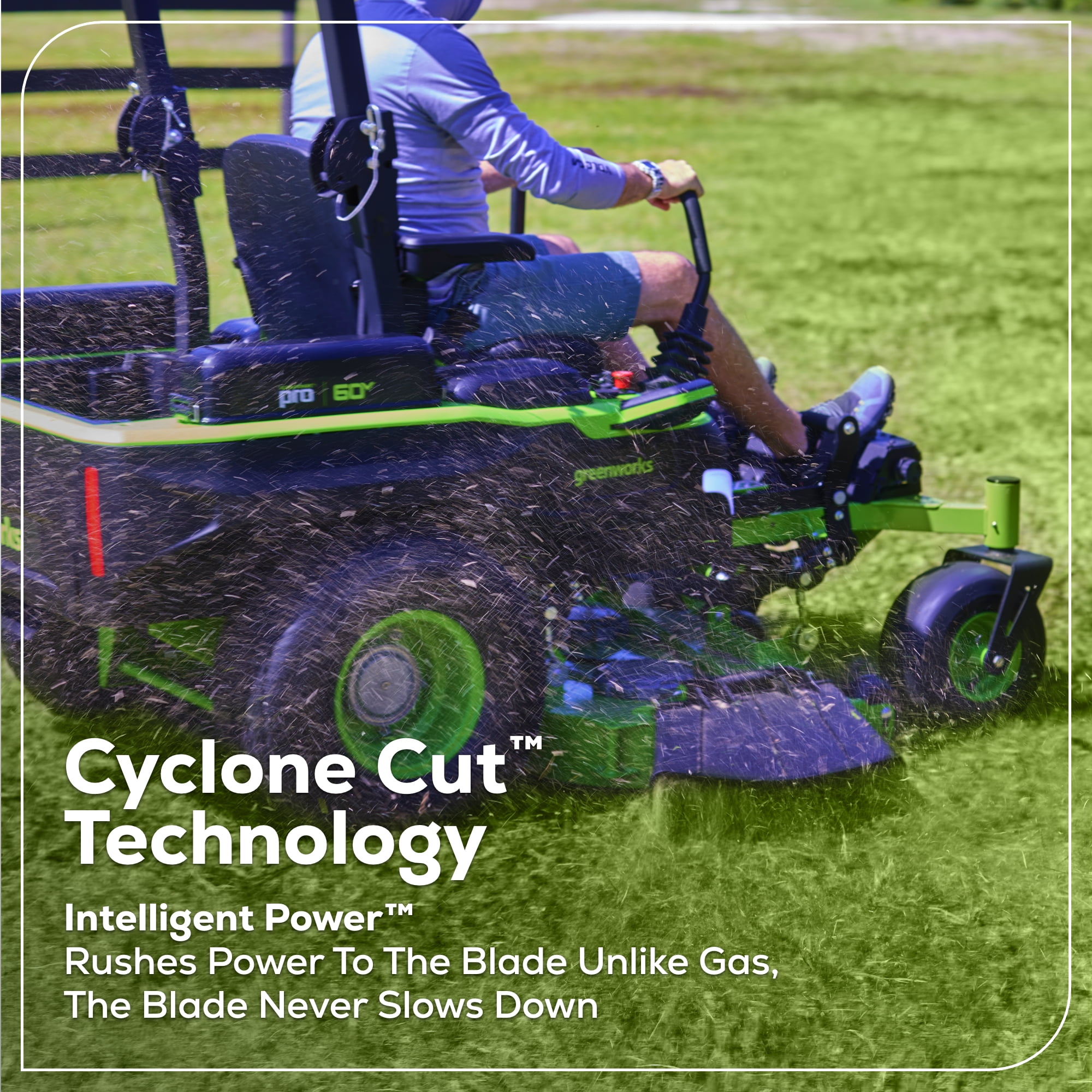 Greenworks 60V 54 in Maximus Zero Turn Riding Mower with 6 Batteries and 1.5kW Charger (54 in Deck) x2qi1