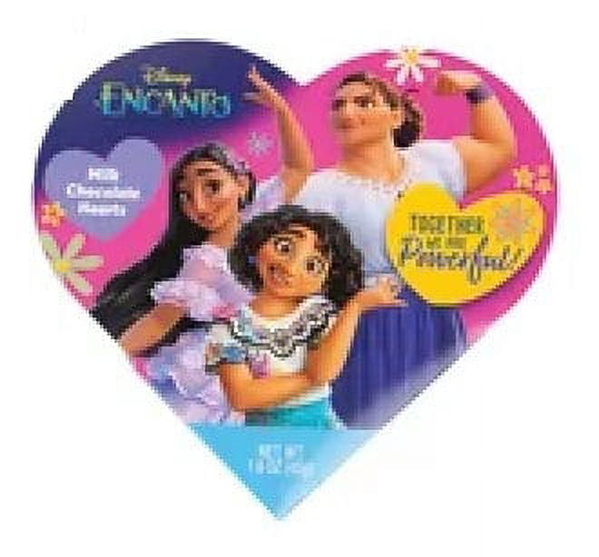 Frankford Disney Encanto Milk Chocolate Hearts Valentine's Day Gift Set (Multi-Color, 3.2 oz) 5srif