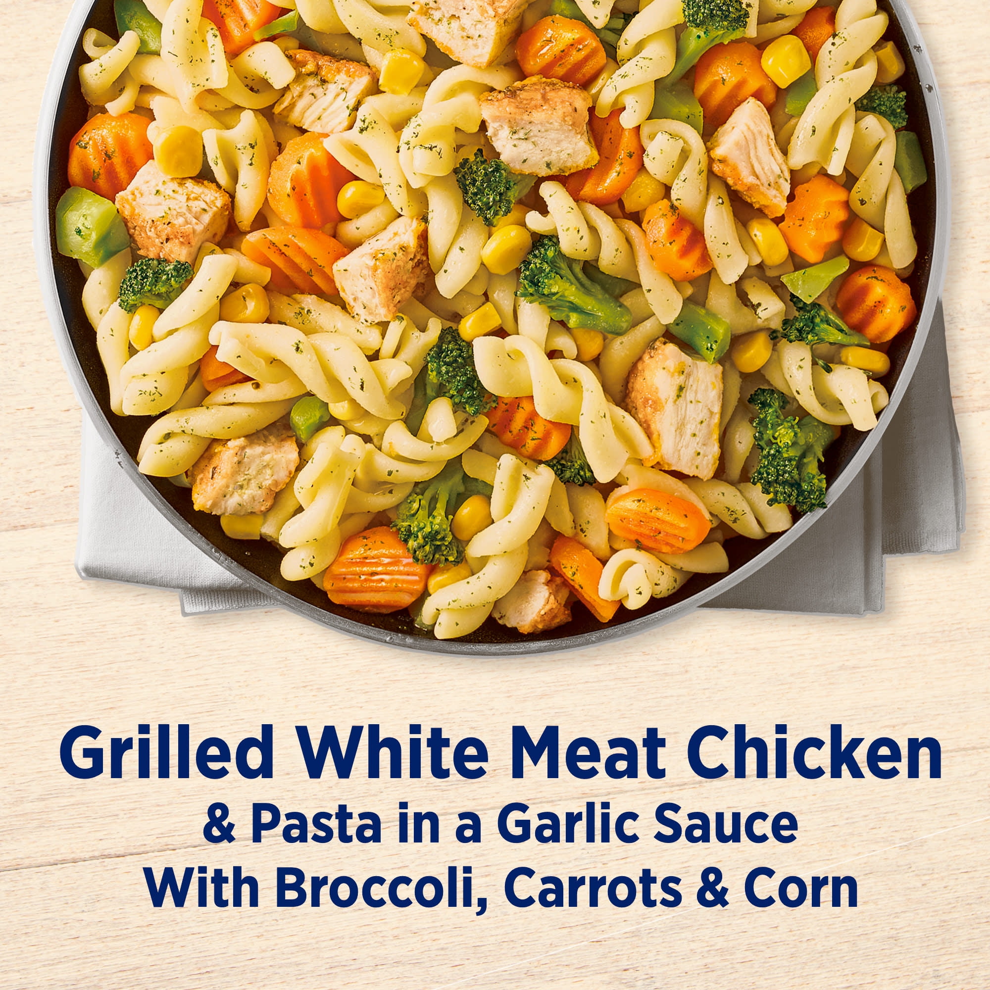 Birds Eye Voila! Garlic Chicken Skillet Meal with Pasta and Vegetables (21 oz) 8ofkk