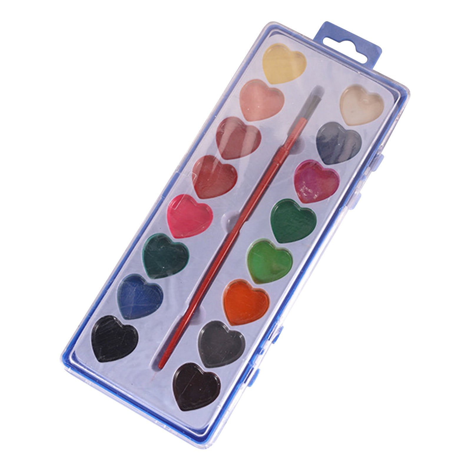 Darzheoy Watercolor Paint Set, Washable Art Supplies with Paintbrush (16 Colors) jxqqc